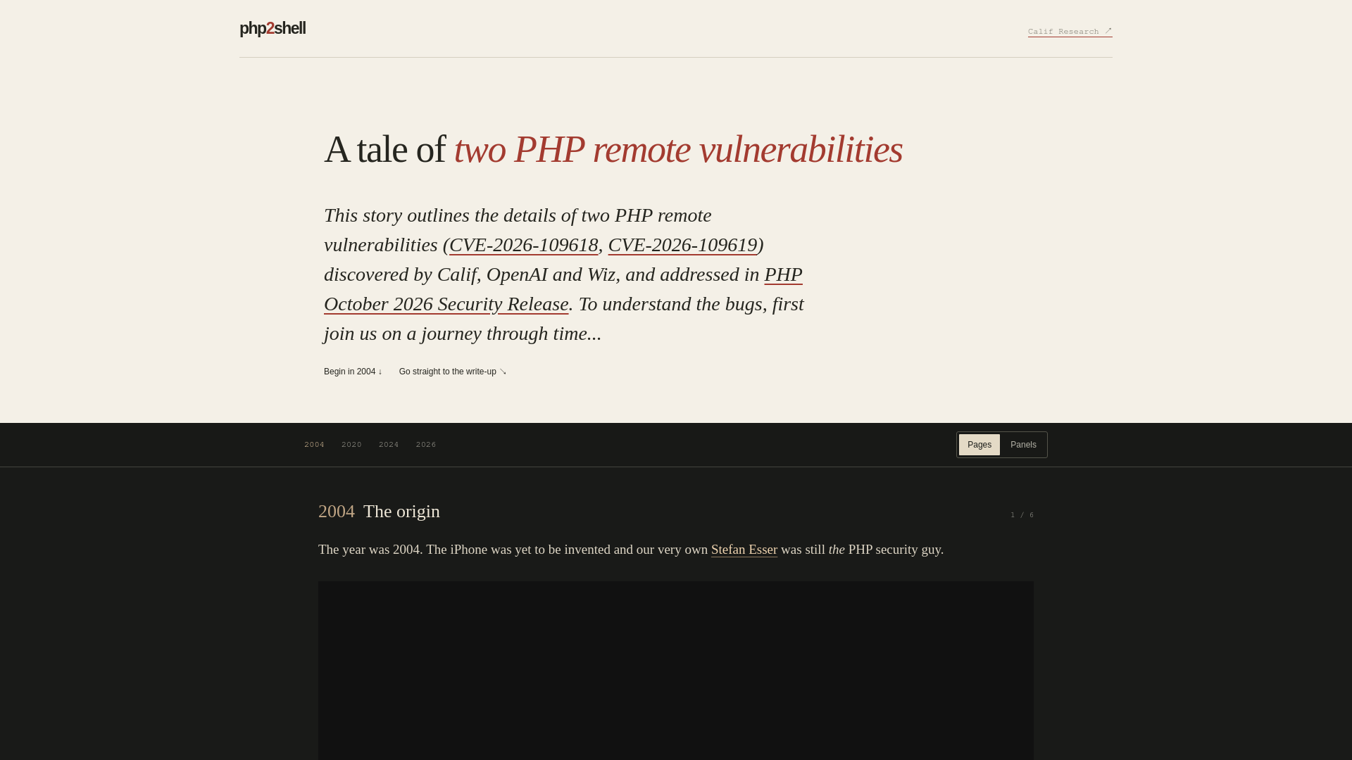 php2shell by Calif Research