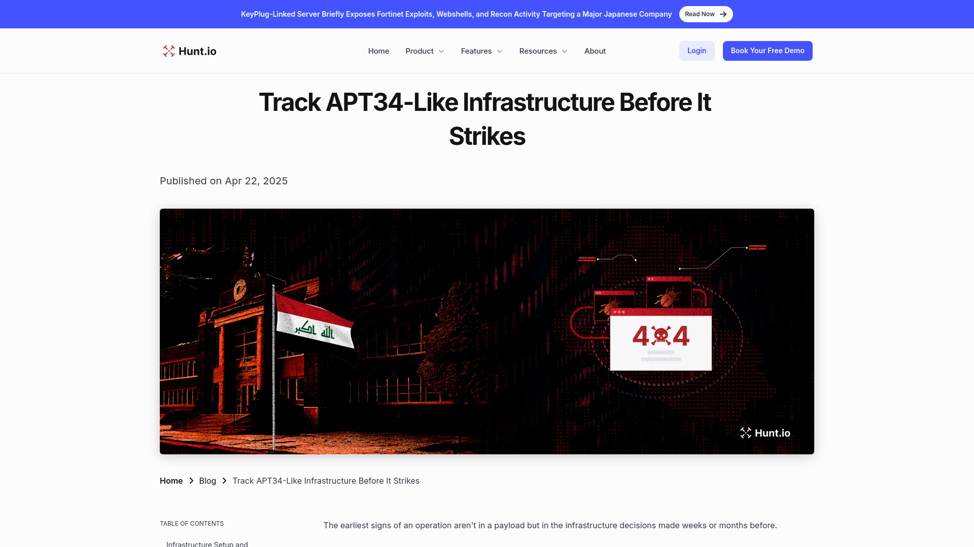 APT34-Like Threat Infrastructure Uncovered Before Activation