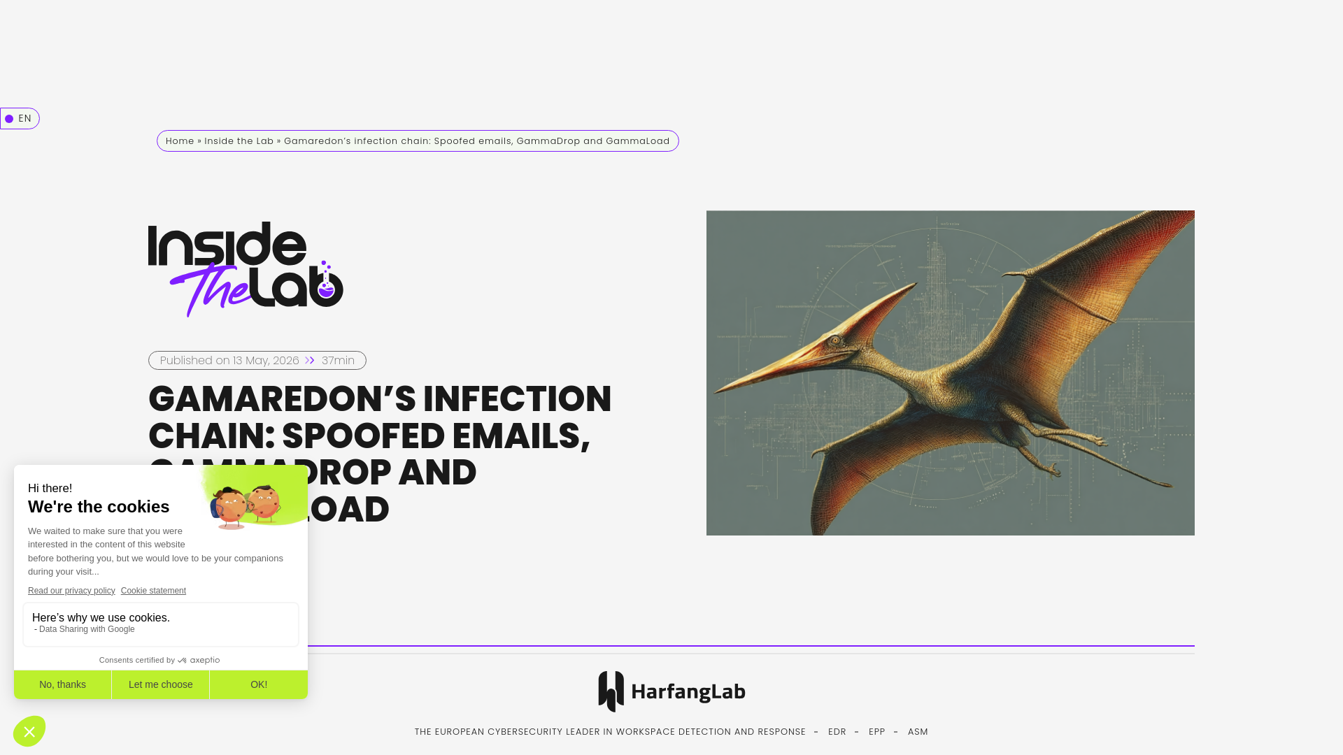 Gamaredon's infection chain: Spoofed emails, GammaDrop and GammaLoad - HarfangLab