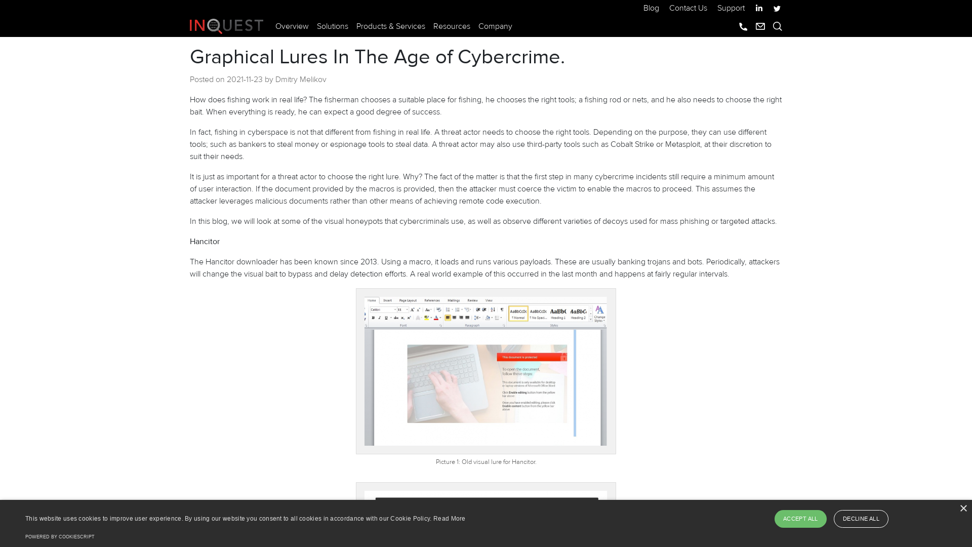 Graphical Lures In The Age of Cybercrime. | InQuest