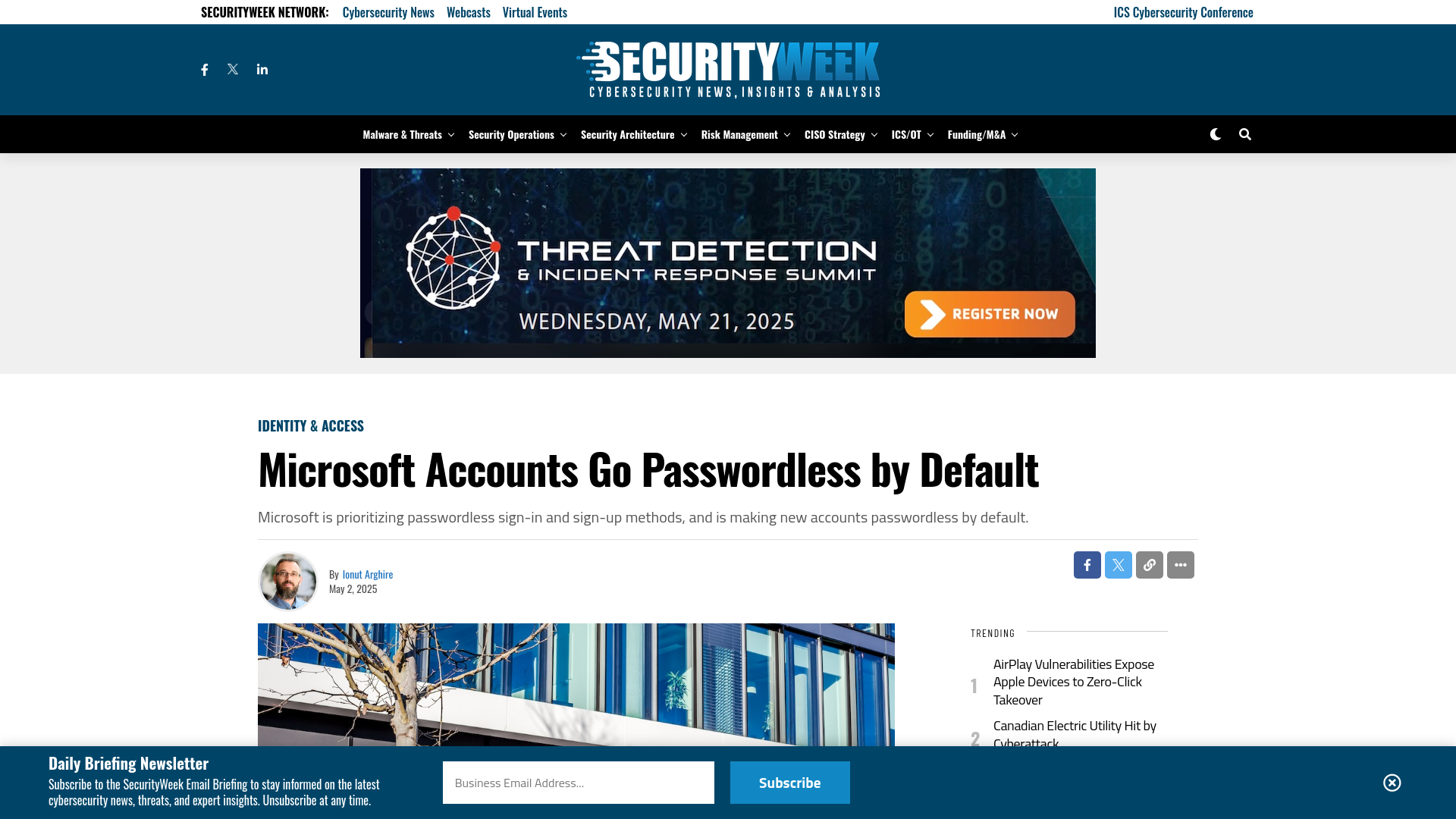 Microsoft Accounts Go Passwordless by Default - SecurityWeek