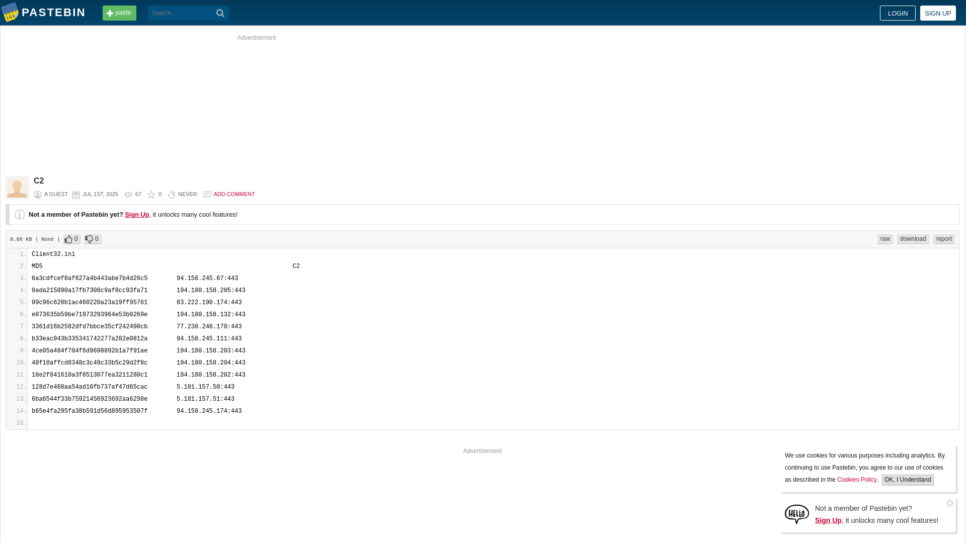 C2 - Pastebin.com