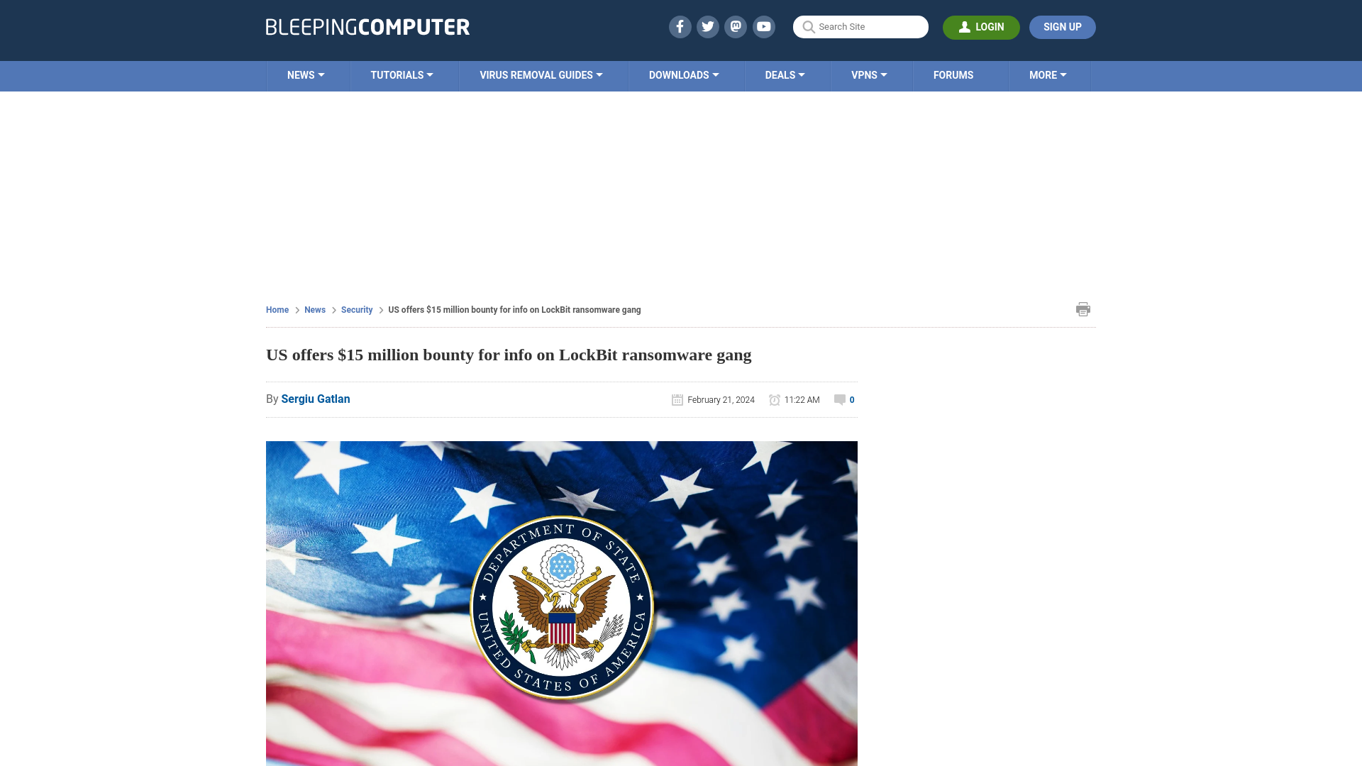 US offers $15 million bounty for info on LockBit ransomware gang