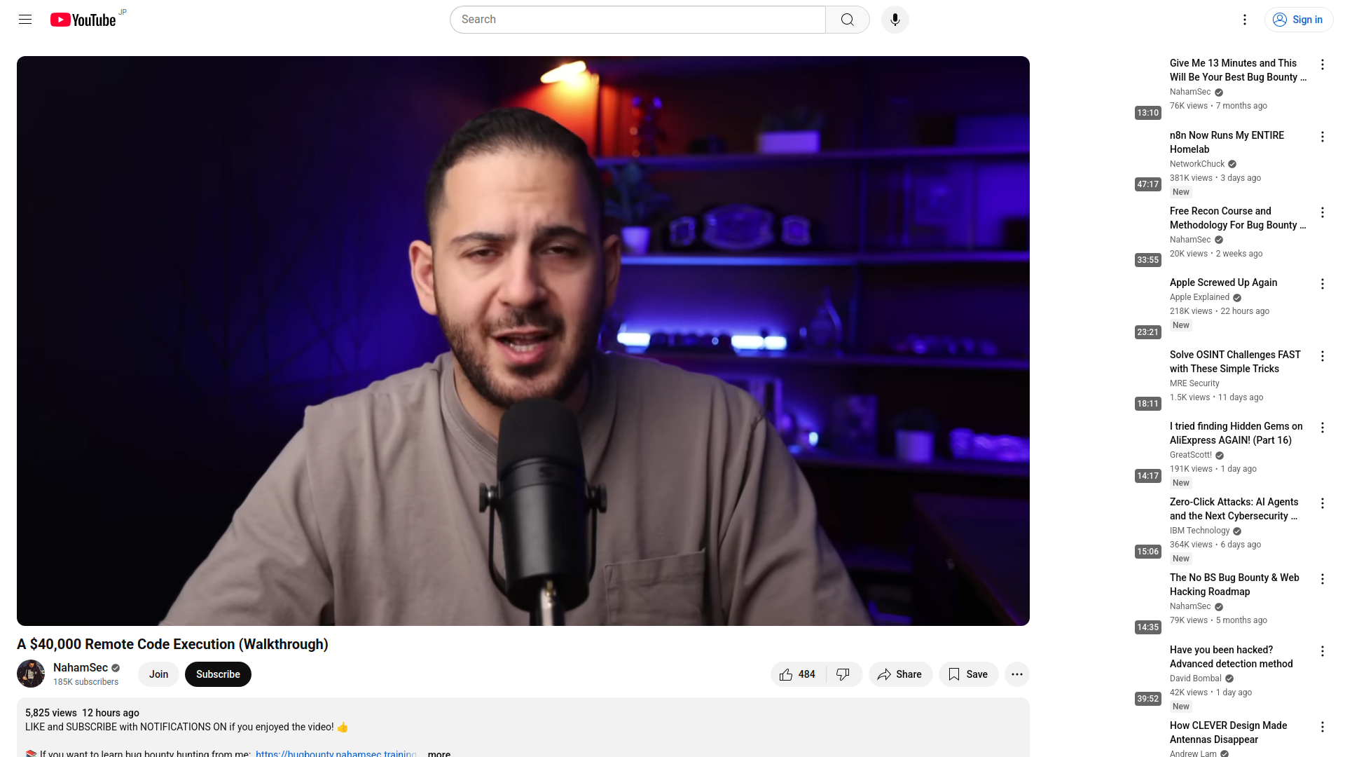 A $40,000 Remote Code Execution (Walkthrough) - YouTube