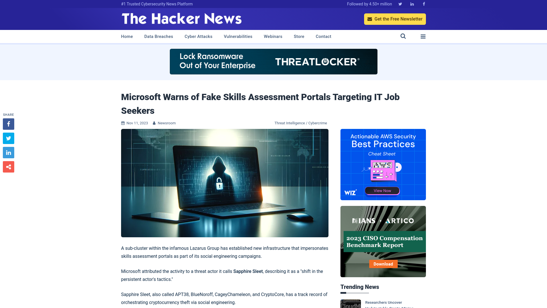 Microsoft Warns of Fake Skills Assessment Portals Targeting IT Job Seekers