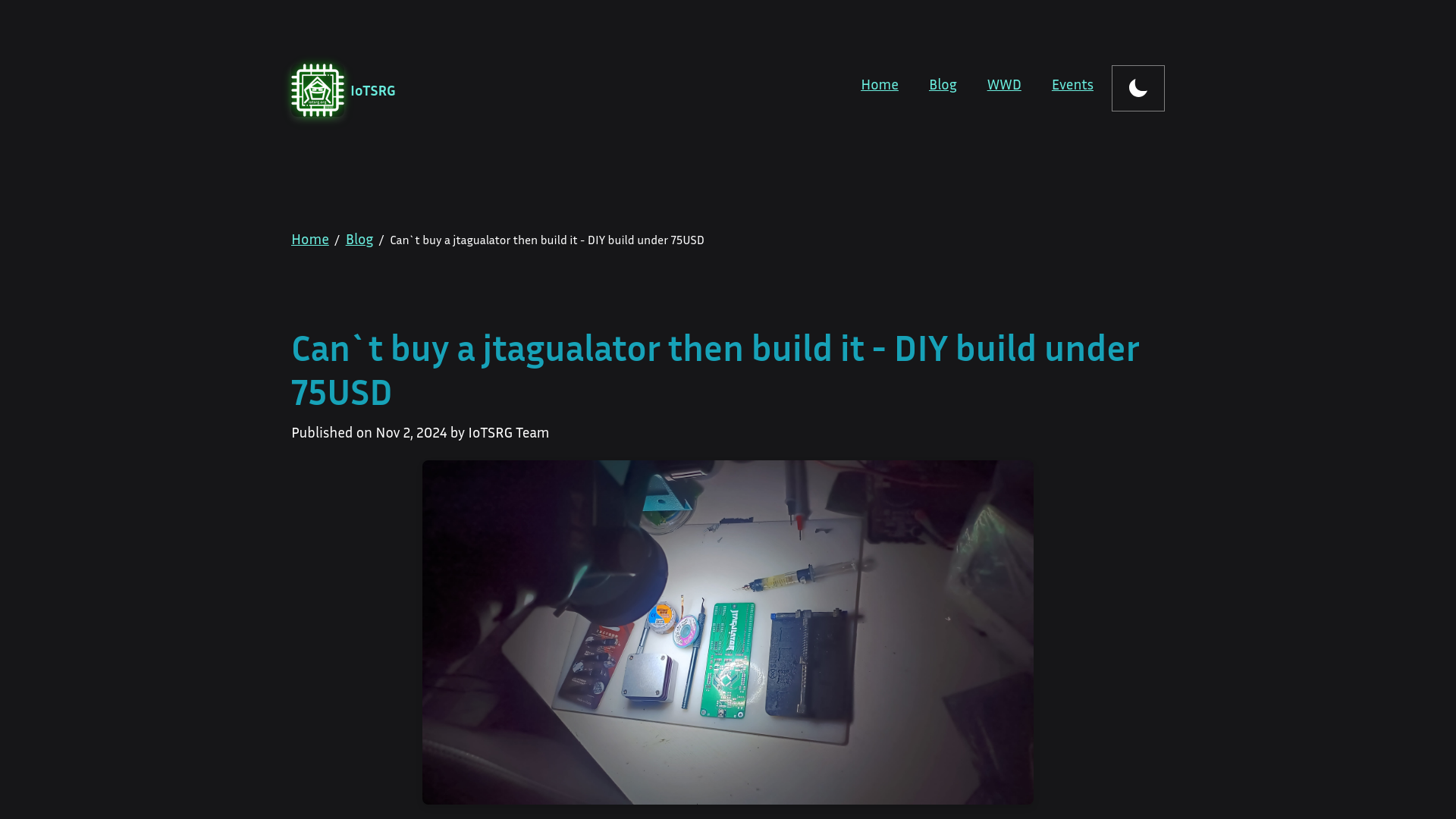 Can`t buy a jtagualator then build it - DIY build under 75USD - Hello! Welcome to IoT Security Research Group