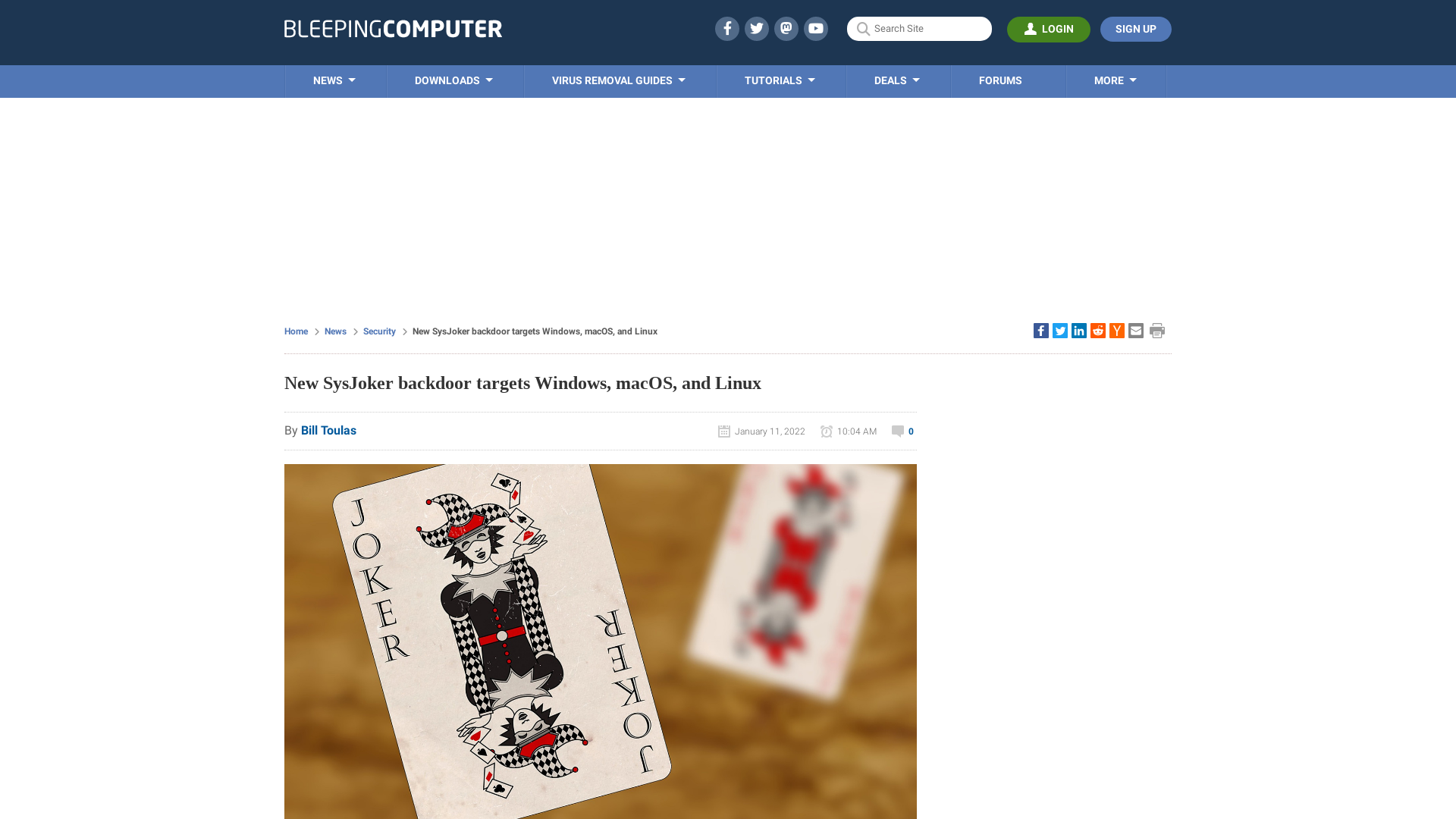 New SysJoker backdoor targets Windows, macOS, and Linux