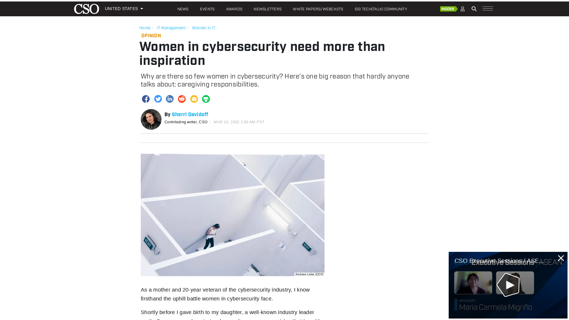 Women in cybersecurity need more than inspiration | CSO Online