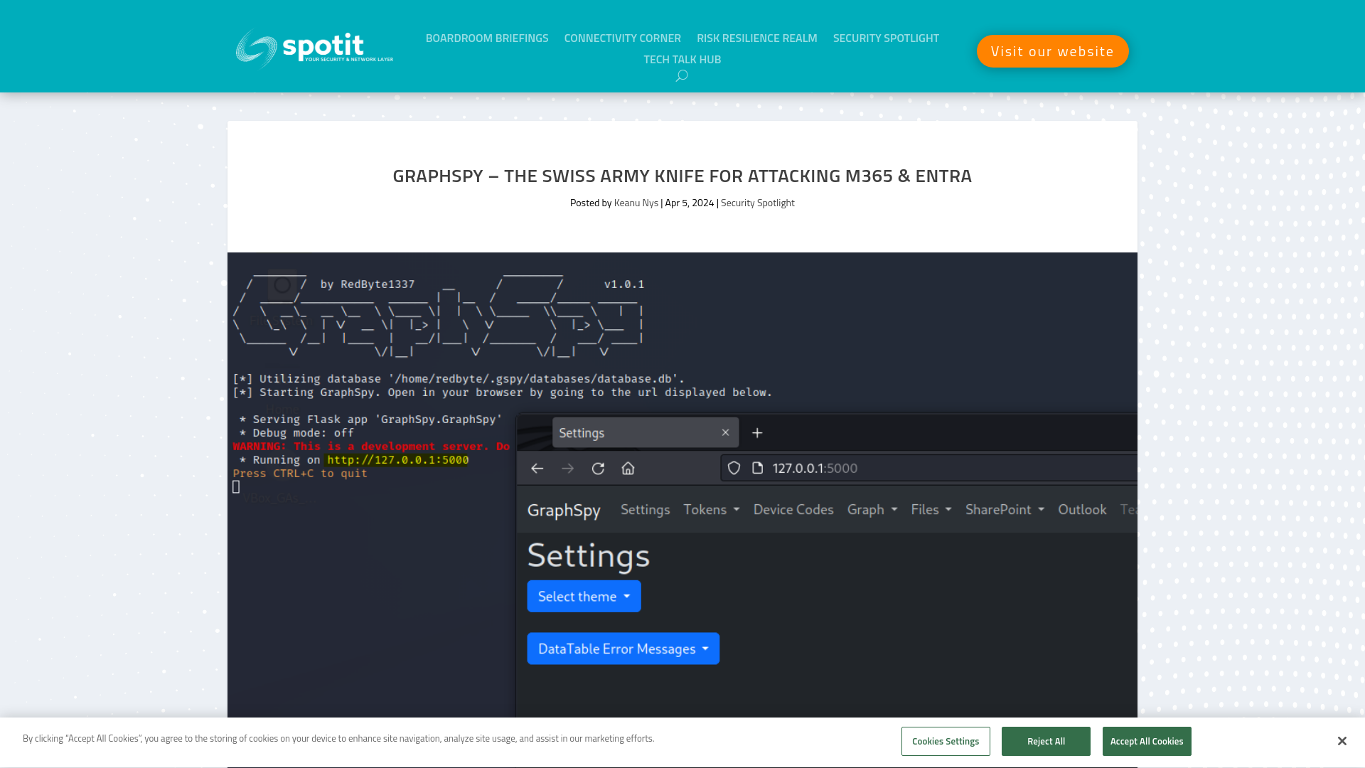 GraphSpy – The Swiss Army Knife for Attacking M365 & Entra | Spotit insights