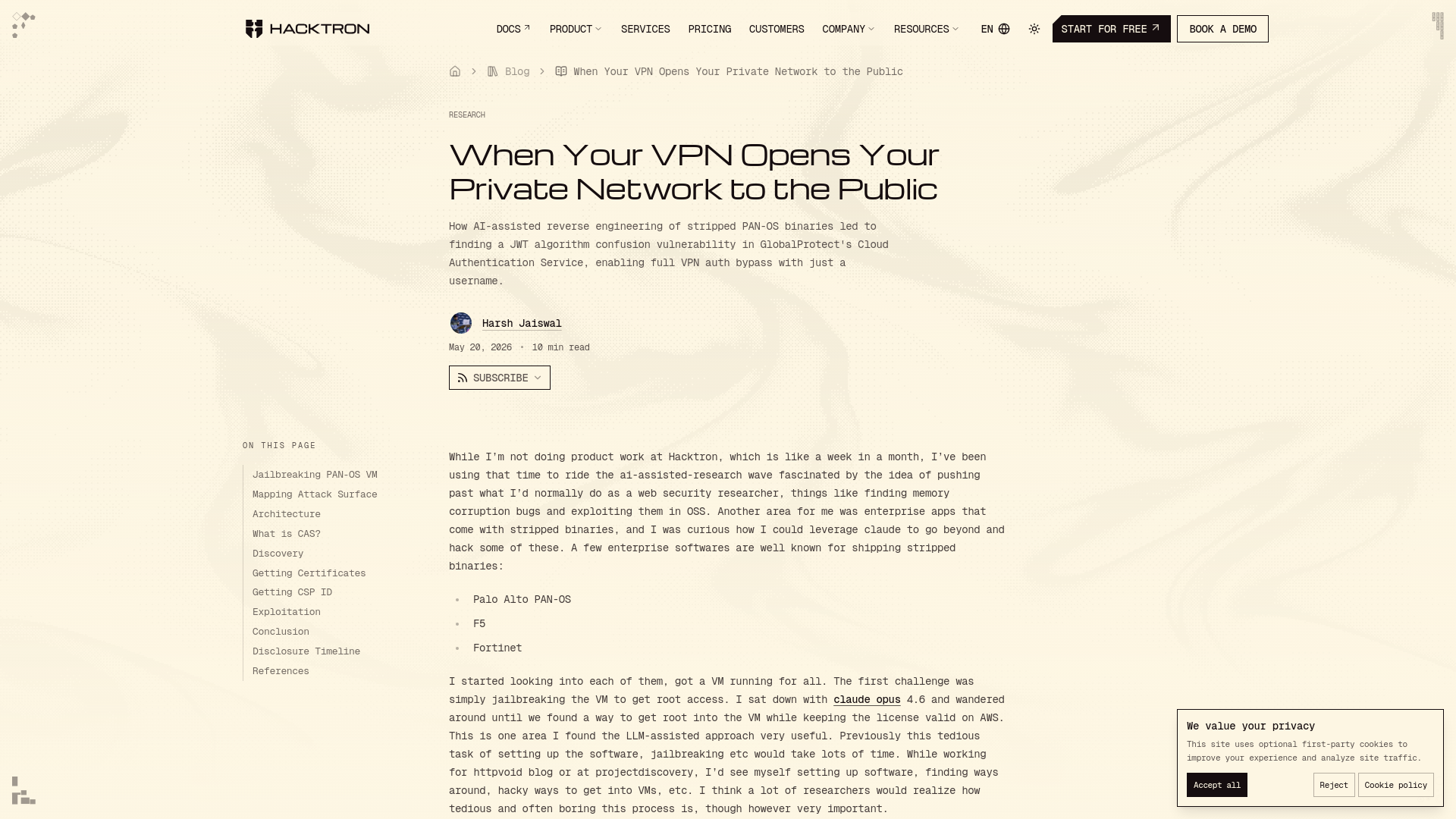 When Your VPN Opens Your Private Network to the Public | Hacktron AI