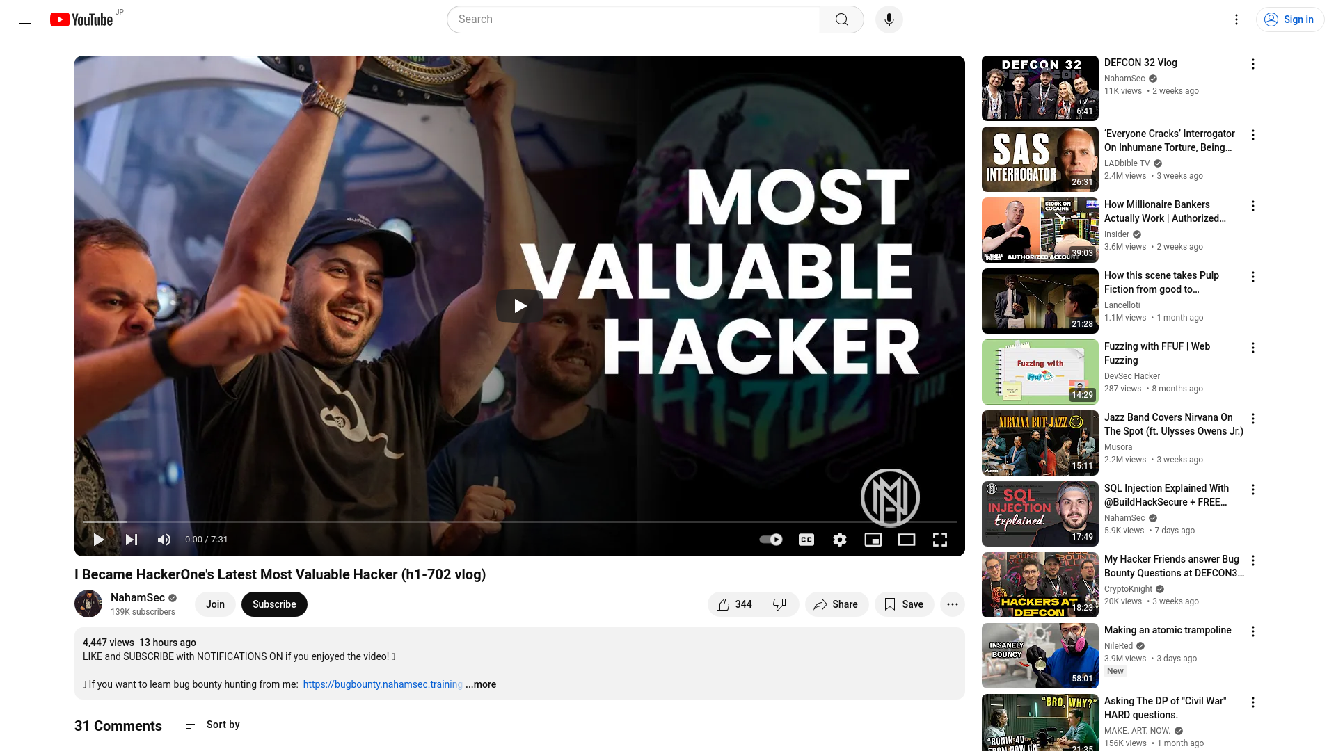 I Became HackerOne's Latest Most Valuable Hacker (h1-702 vlog) - YouTube