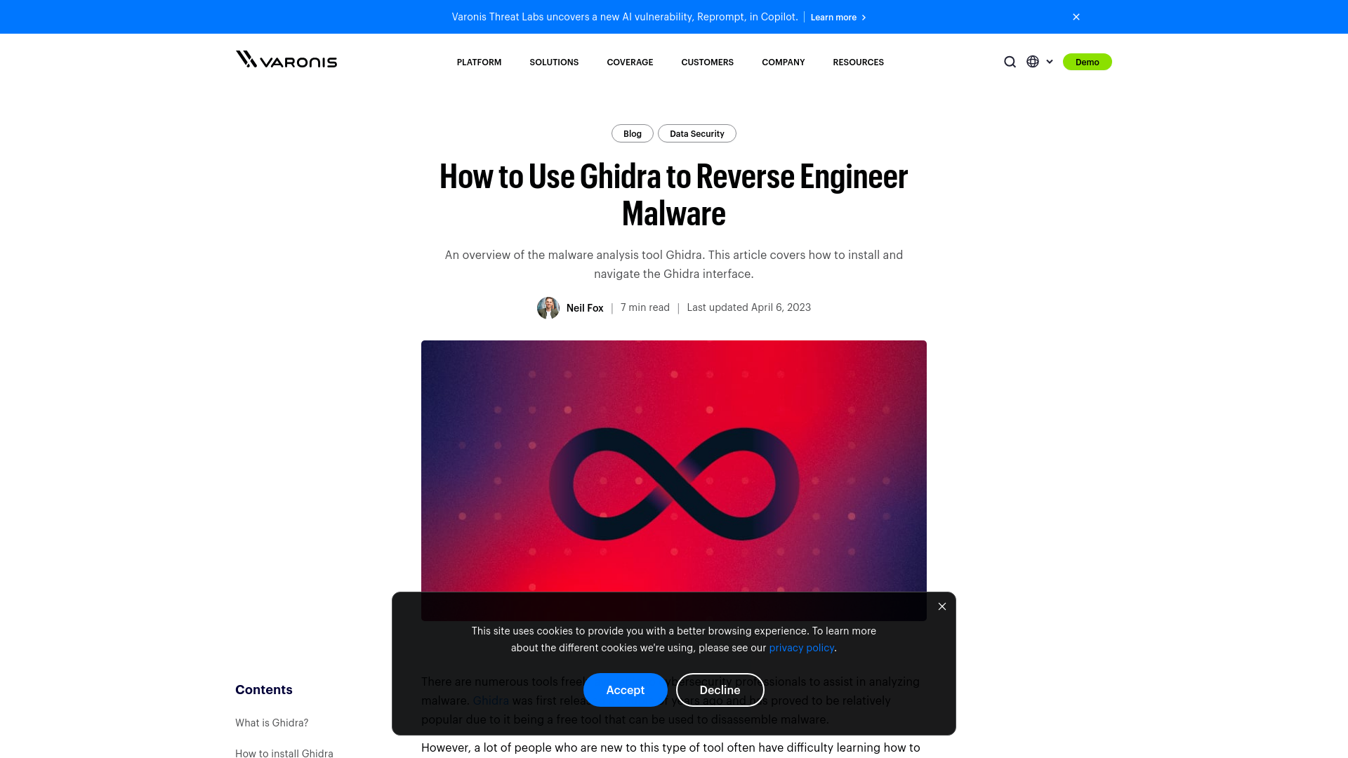 How to Use Ghidra to Reverse Engineer Malware | Varonis