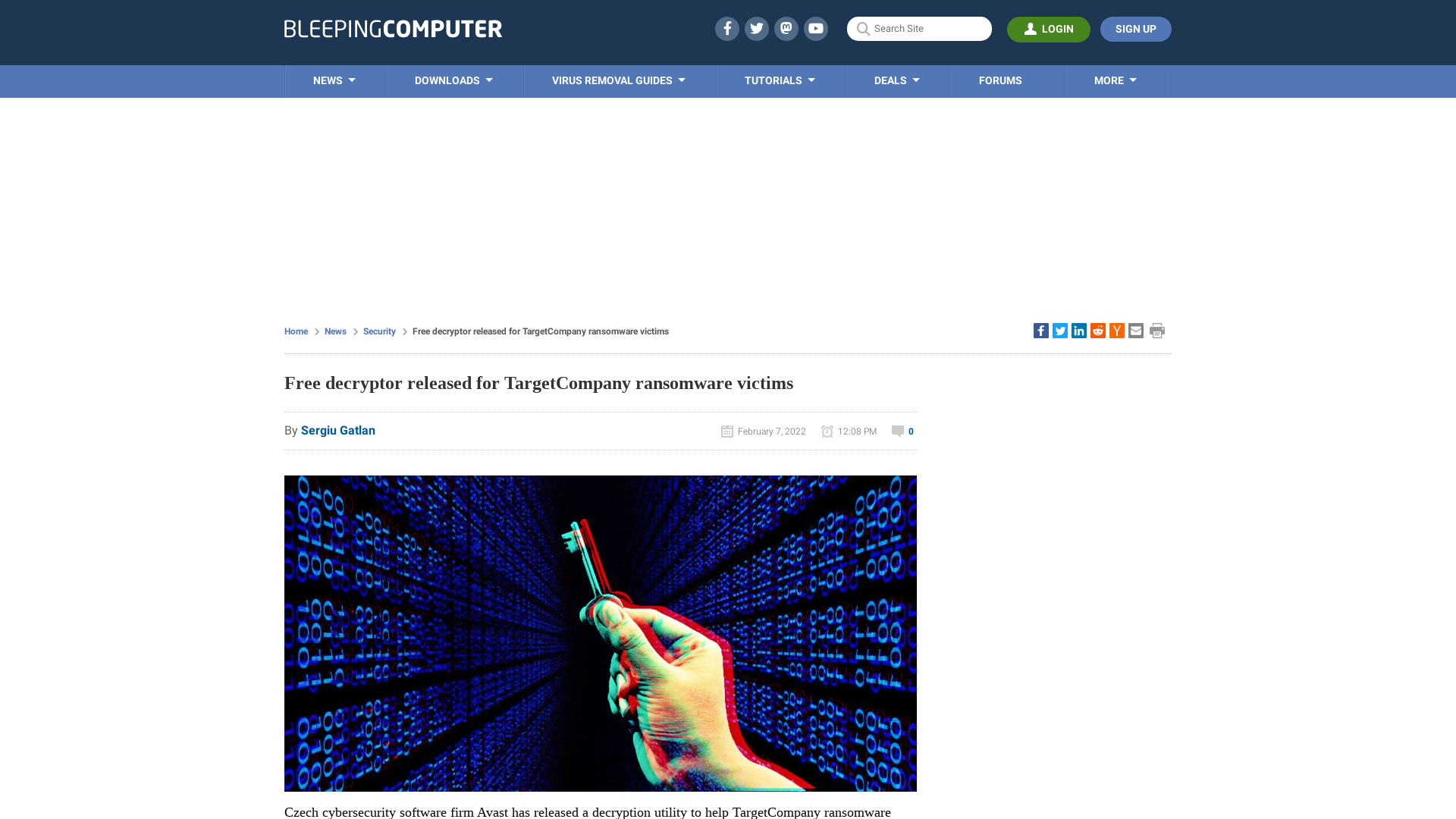Free decryptor released for TargetCompany ransomware victims