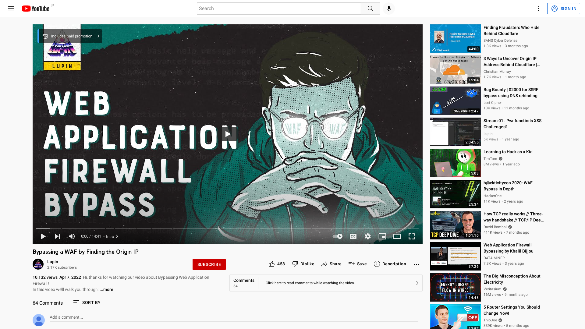Bypassing a WAF by Finding the Origin IP - YouTube