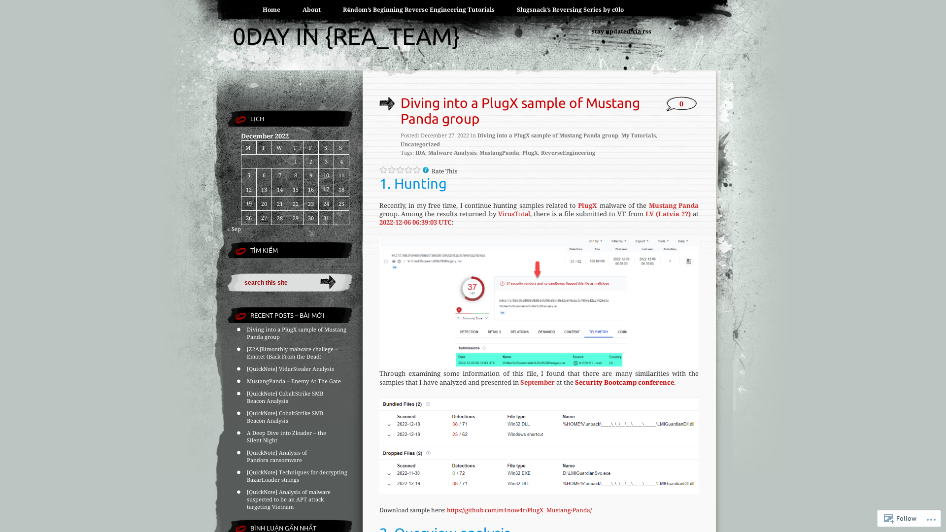 Diving into a PlugX sample of Mustang Panda group | 0day in {REA_TEAM}