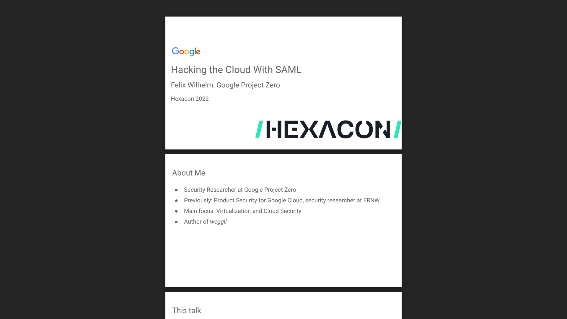 Hacking the Cloud With SAML.pdf - Google ドライブ