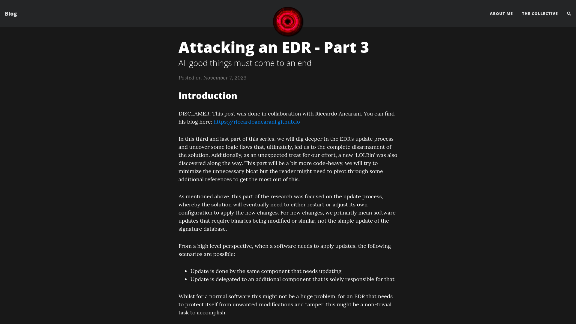 Attacking an EDR - Part 3