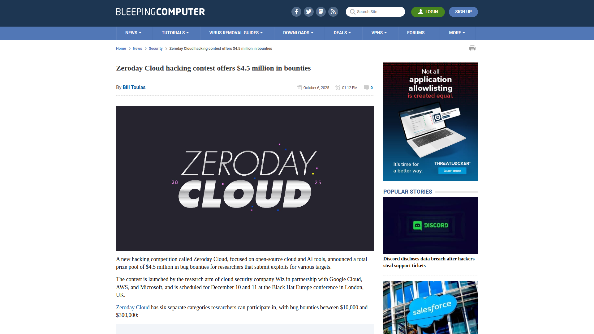Zeroday Cloud hacking contest offers $4.5 million in bounties
