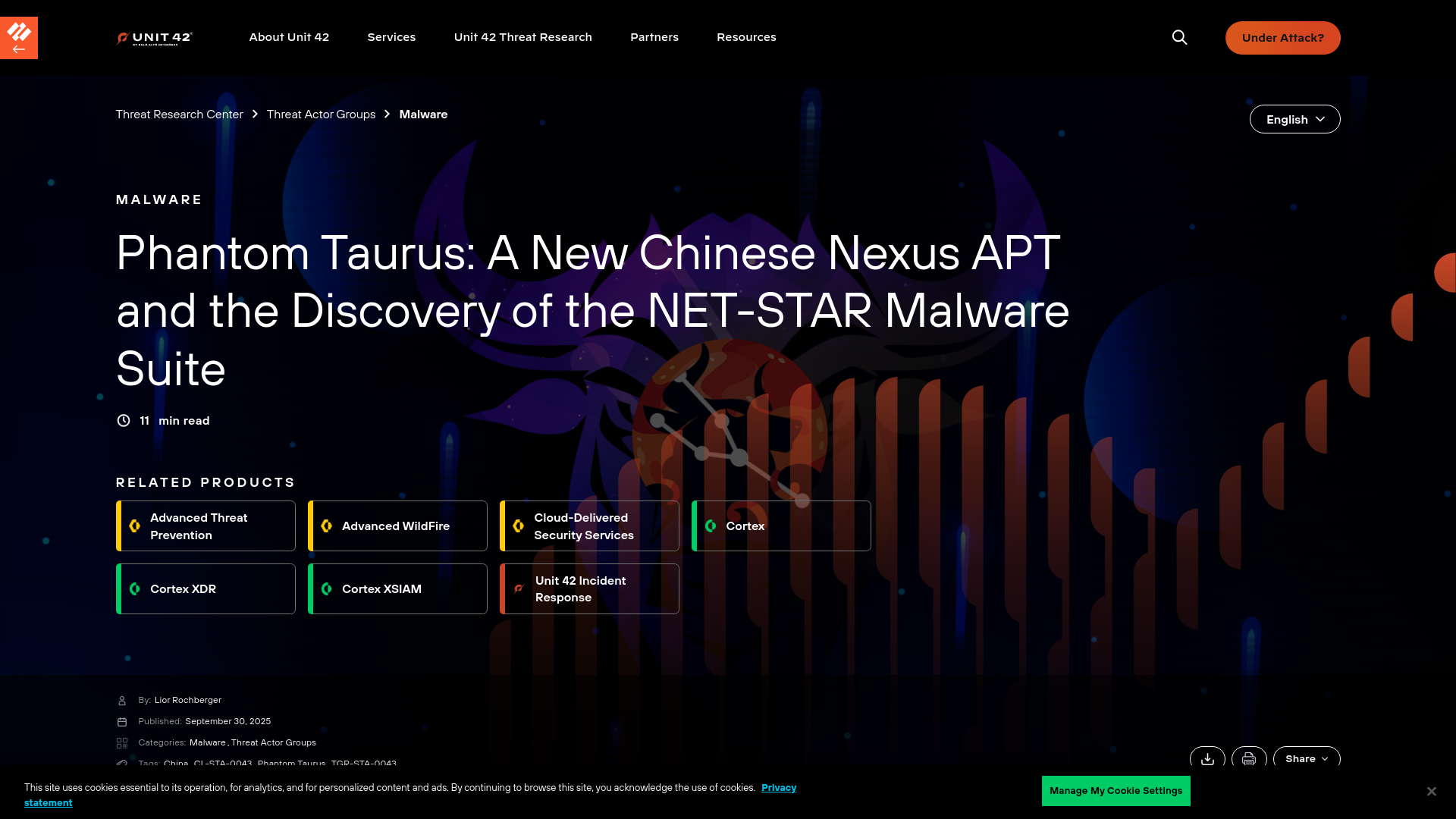 Phantom Taurus: A New Chinese Nexus APT and the Discovery of the NET-STAR Malware Suite