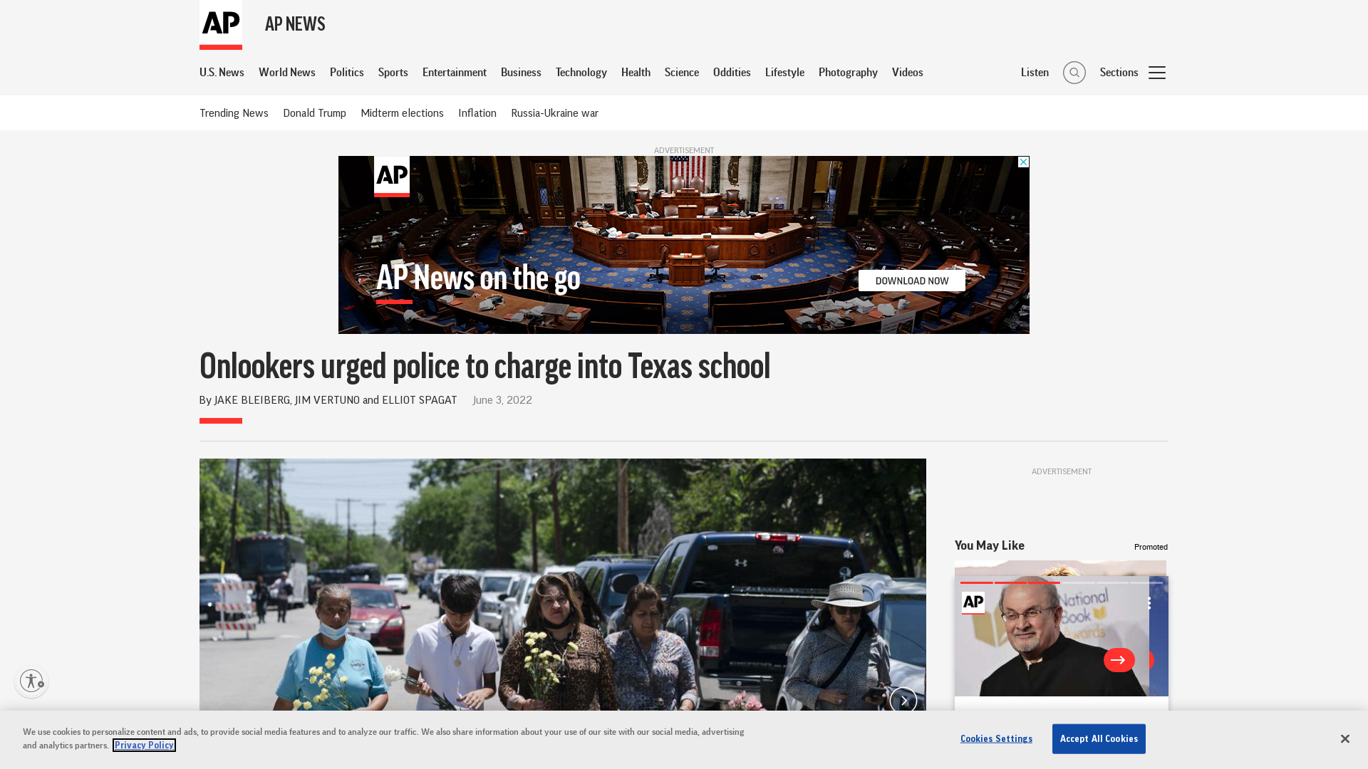 19 children, 2 adults killed in Texas school rampage | AP News