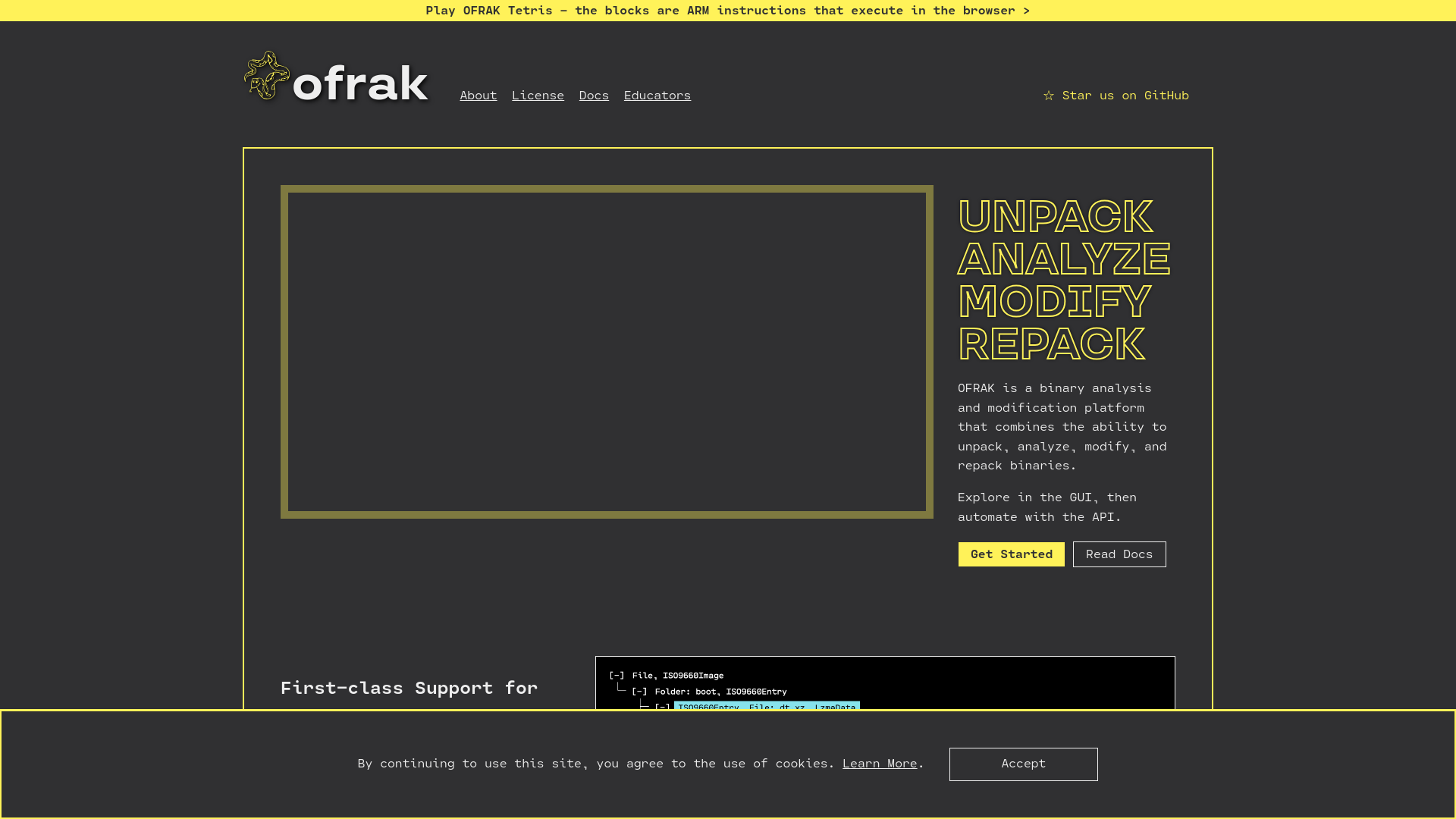 OFRAK: unpack, modify, and repack binaries