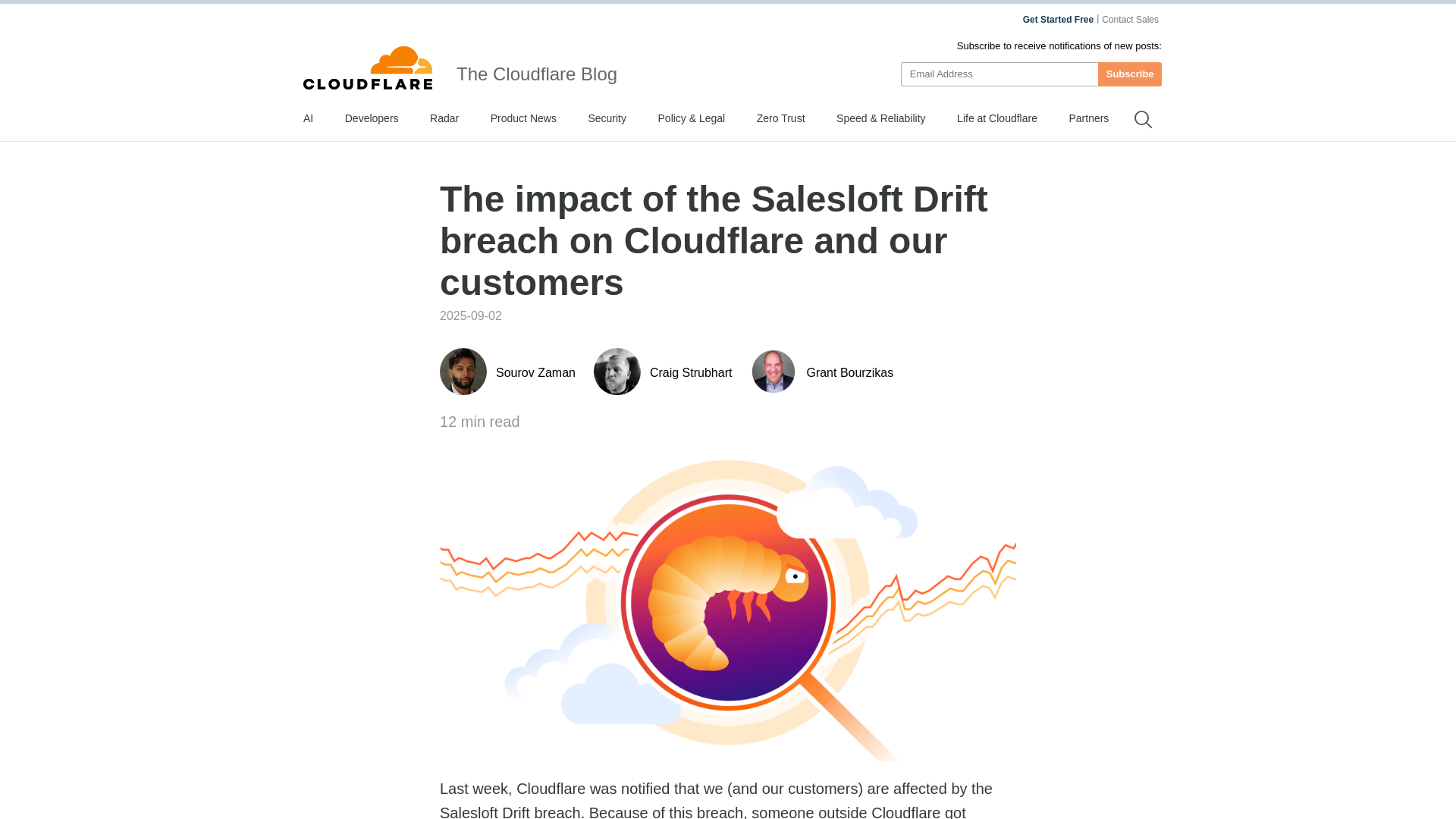 The impact of the Salesloft Drift breach on Cloudflare and our customers