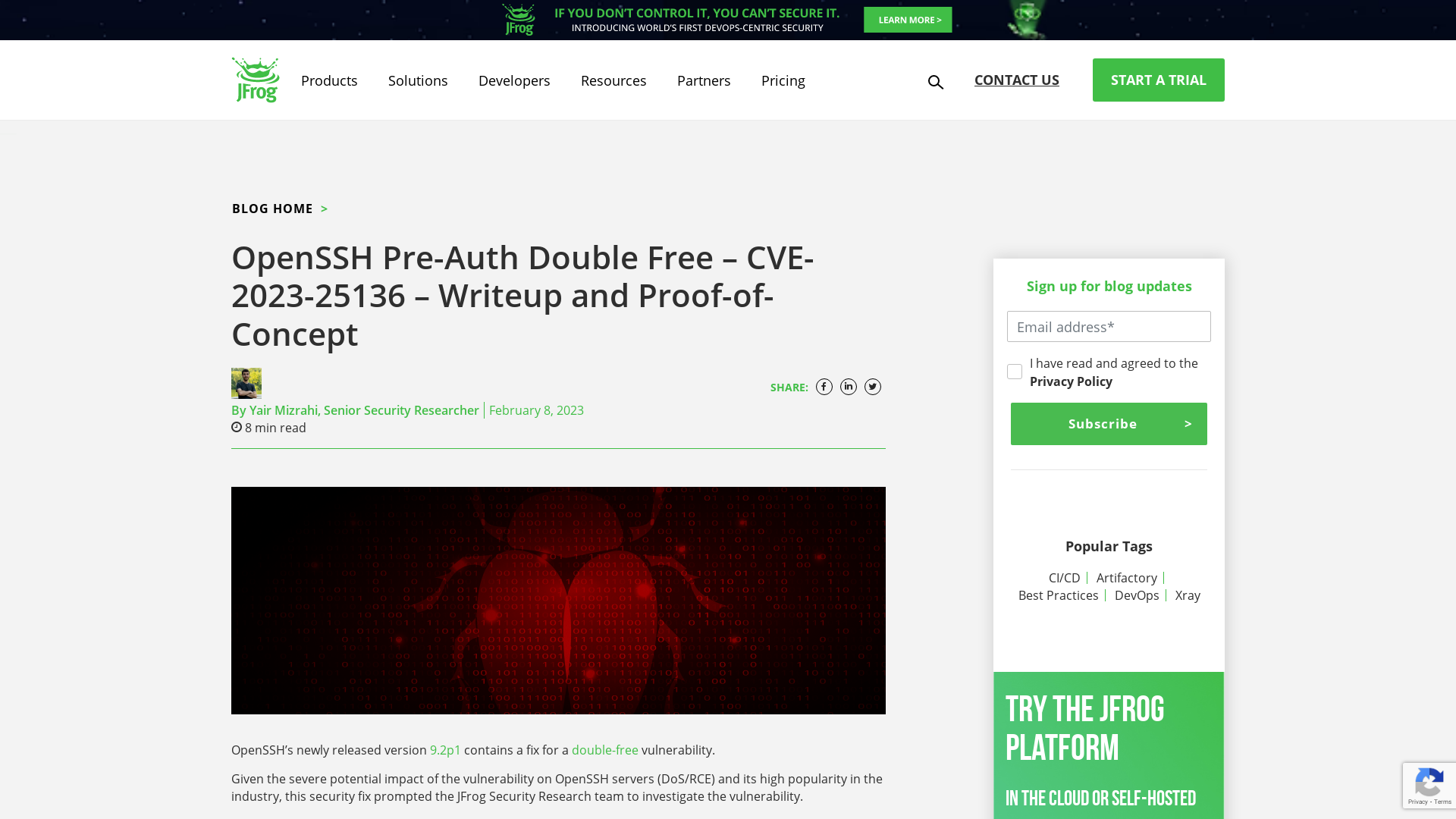 CVE-2023-25136 OpenSSH Pre-Auth Double Free Writeup & PoC