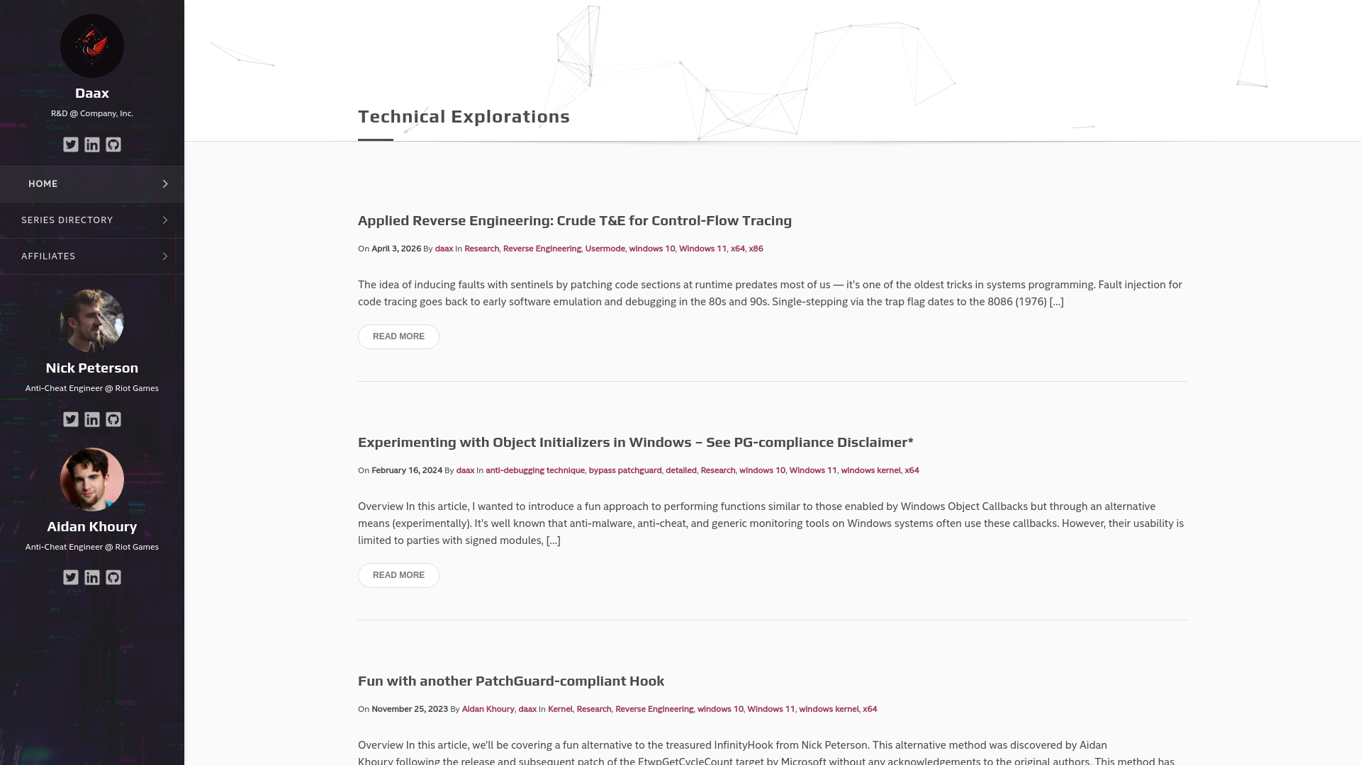 Reverse Engineering - Bugs, hypervisors, and reverse engineering research