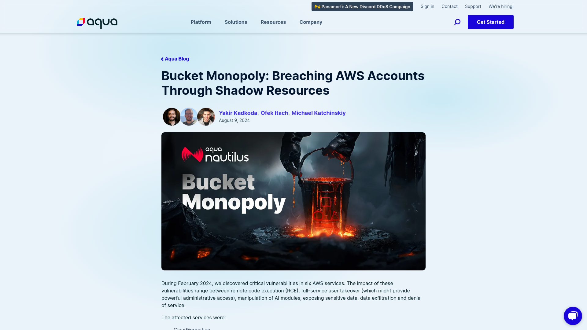 Bucket Monopoly: Breaching AWS Accounts Through Shadow Resources