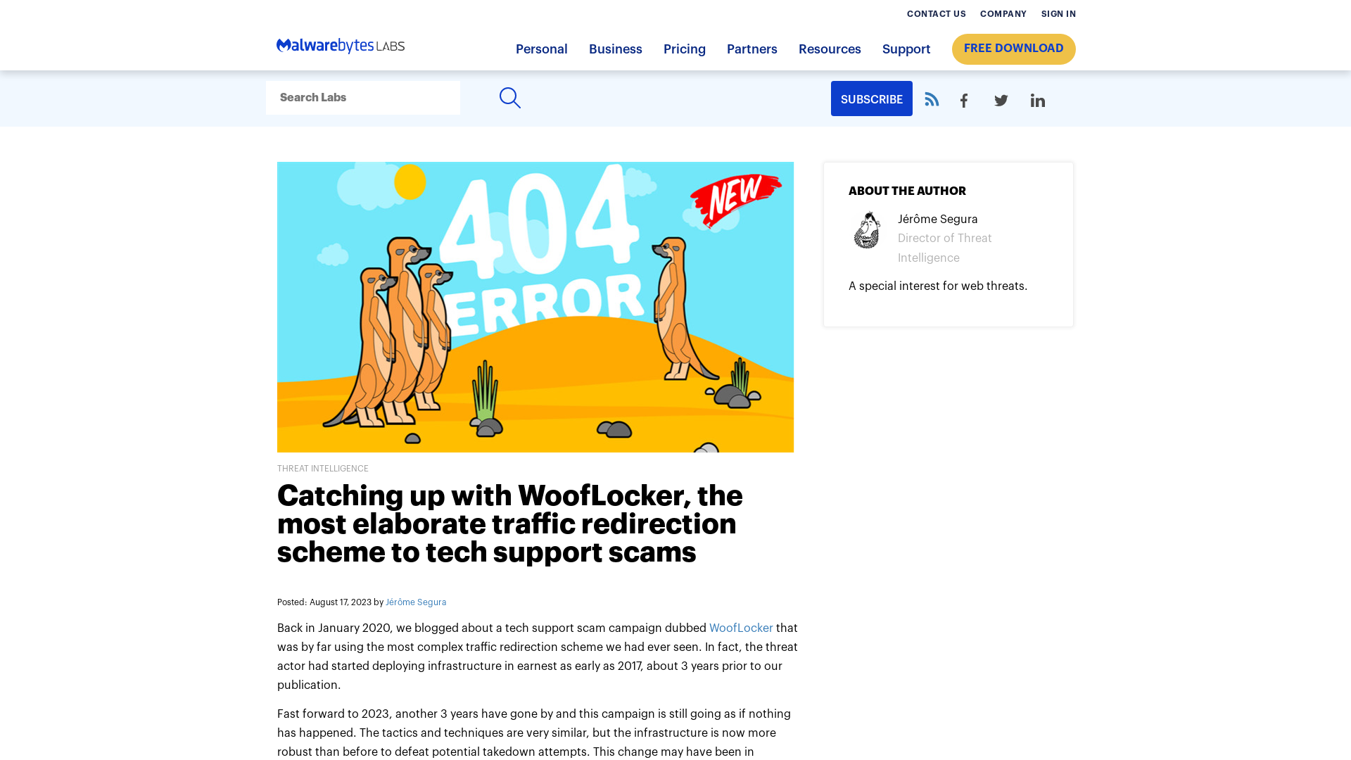 Catching up with WoofLocker, the most elaborate traffic redirection scheme to tech support scams