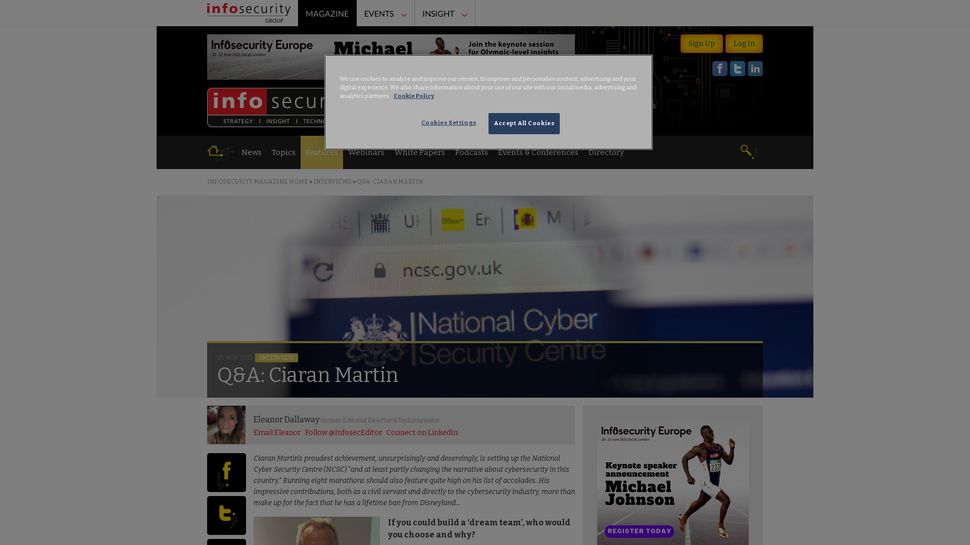 Q&A: Ciaran Martin - Infosecurity Magazine