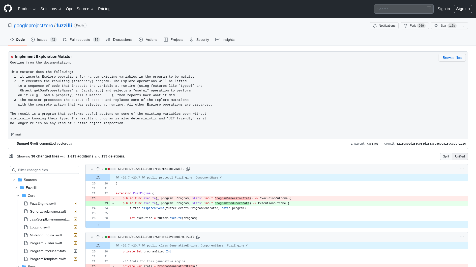 Implement ExplorationMutator · googleprojectzero/fuzzilli@62a5c80 · GitHub