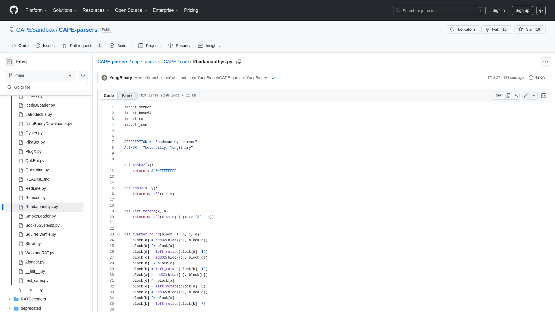 CAPE-parsers/cape_parsers/CAPE/core/Rhadamanthys.py at main · CAPESandbox/CAPE-parsers · GitHub