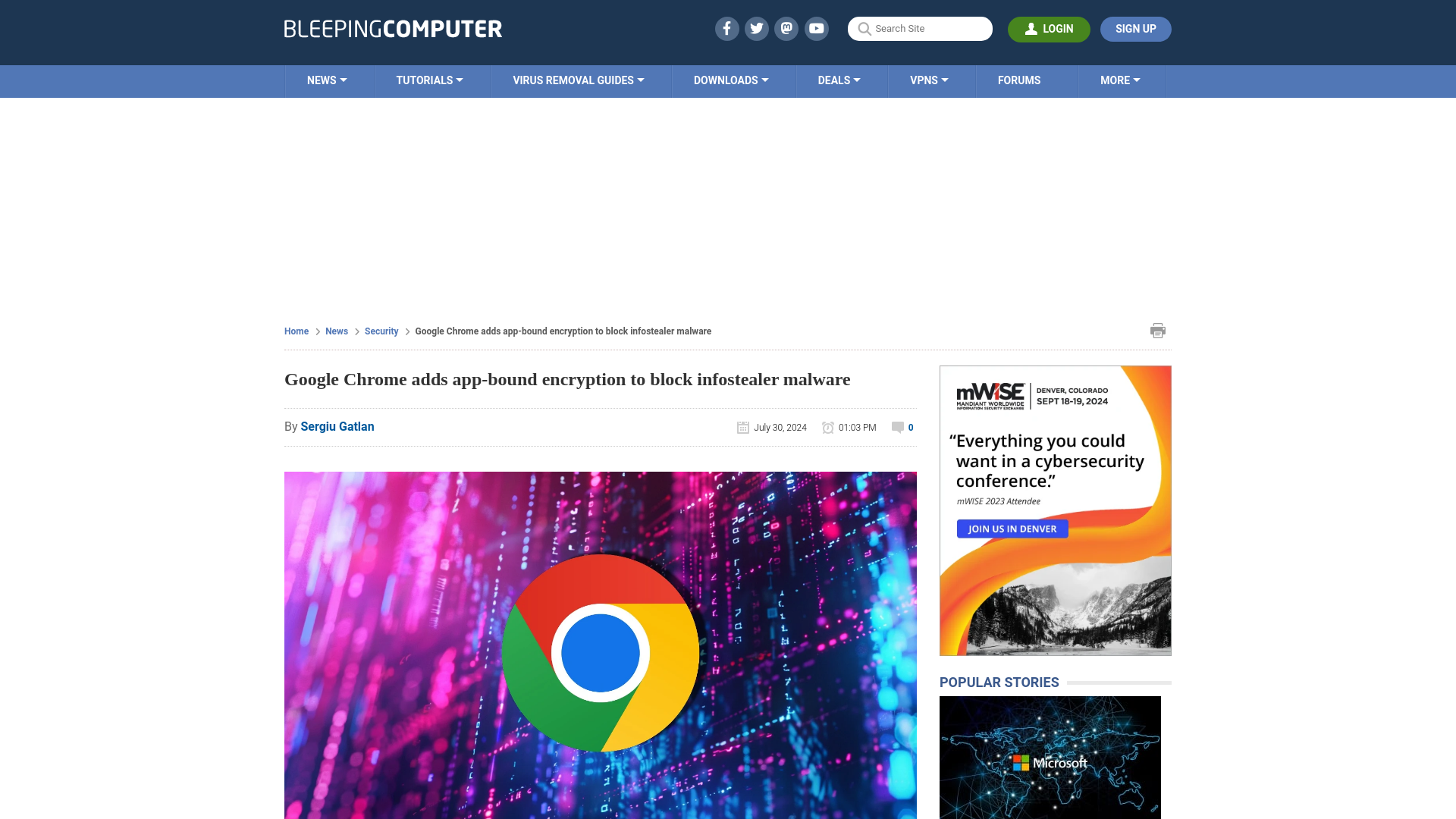 Google Chrome adds app-bound encryption to block infostealer malware