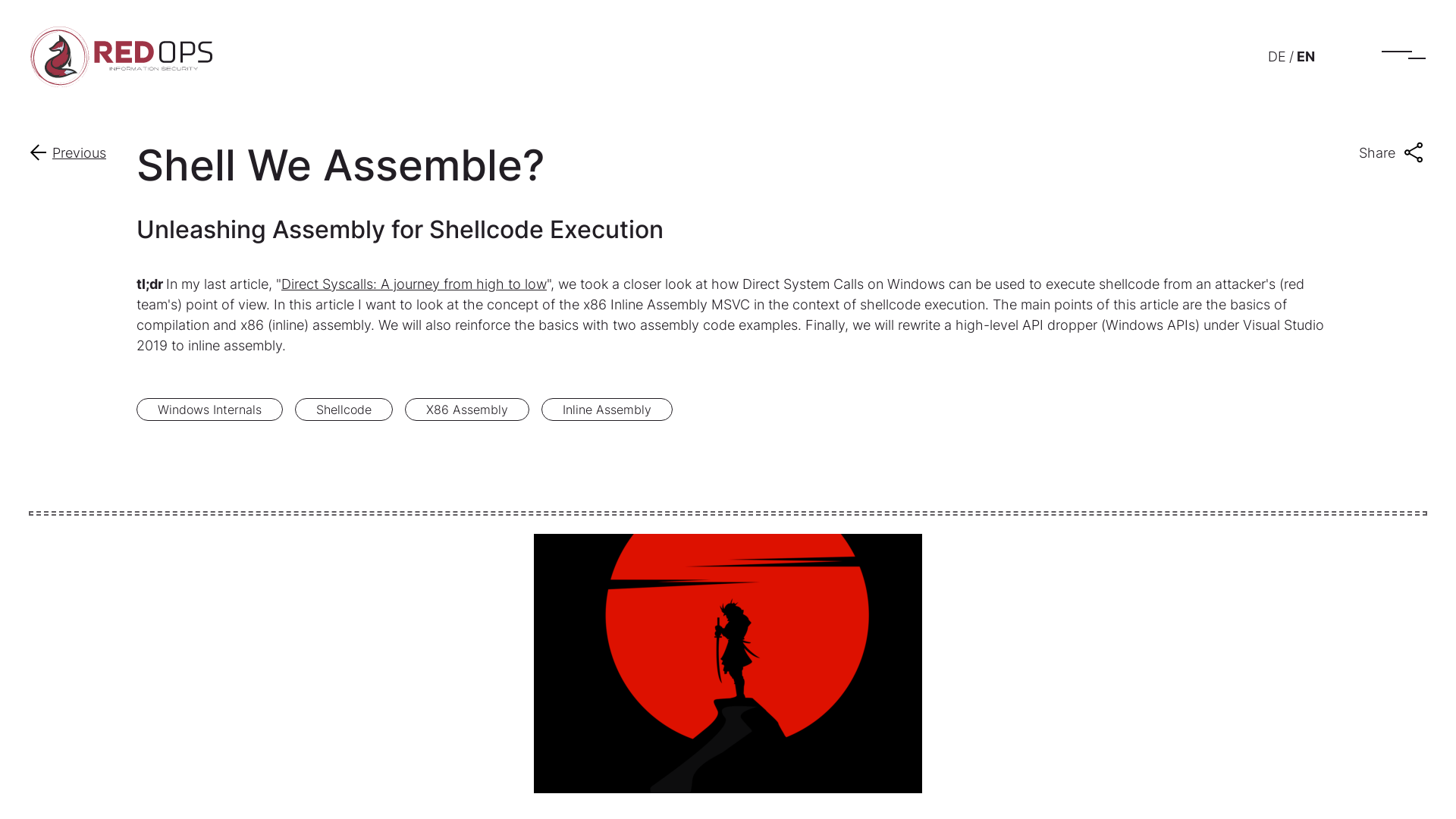 Shell We Assemble? Unleashing Assembly for Shellcode Execution - RedOps - English