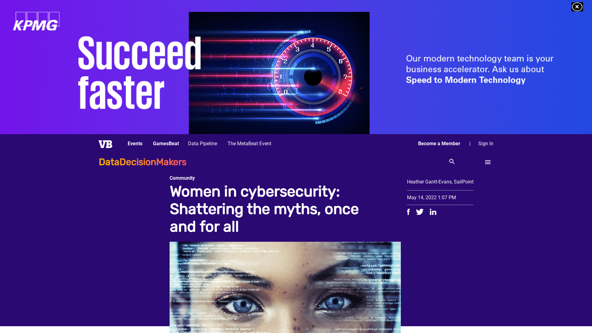 Women in cybersecurity: Shattering the myths, once and for all | VentureBeat