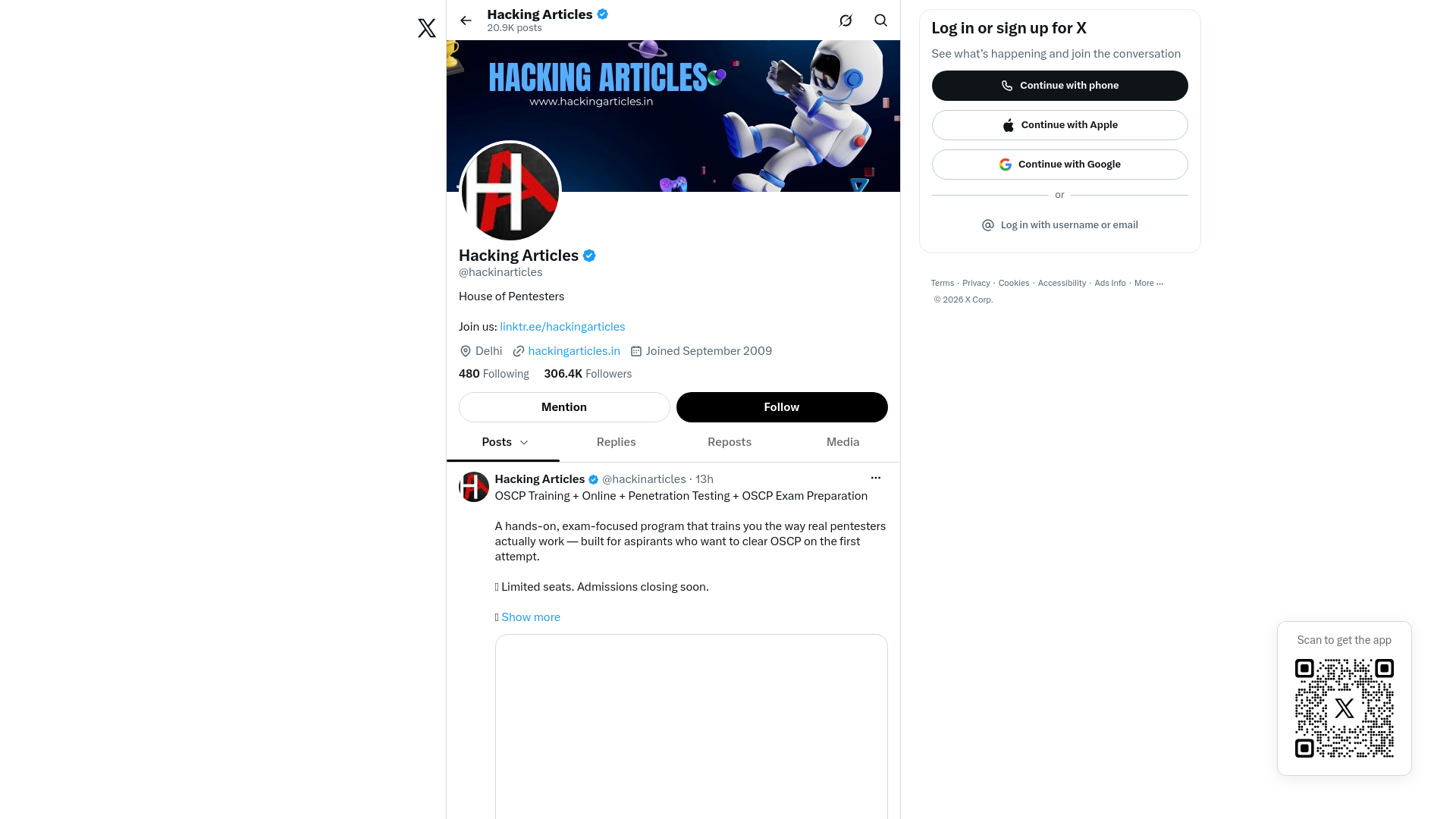 Hacking Articles (@hackinarticles) / X