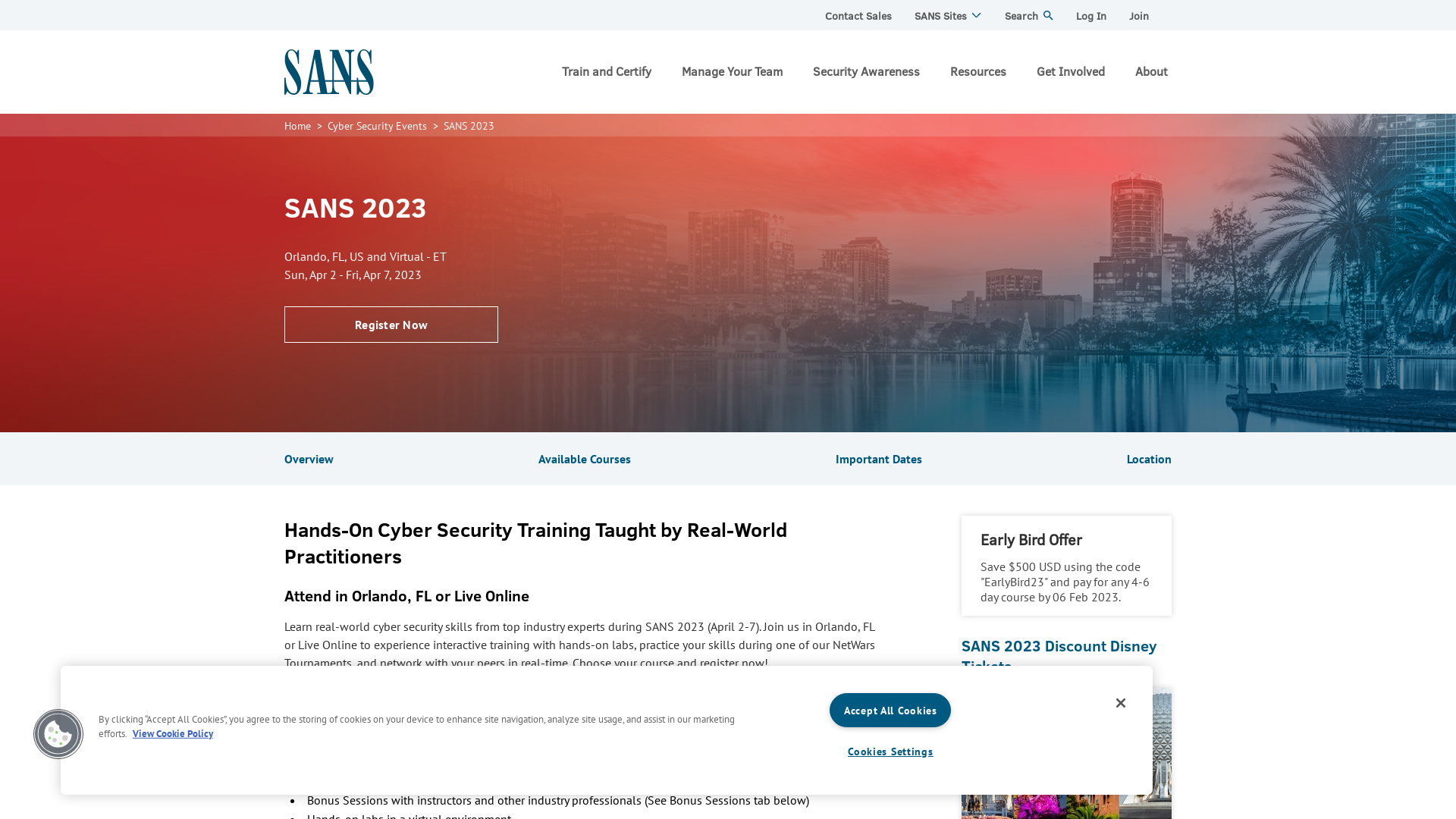 SANS 2023 | Cyber Security Training