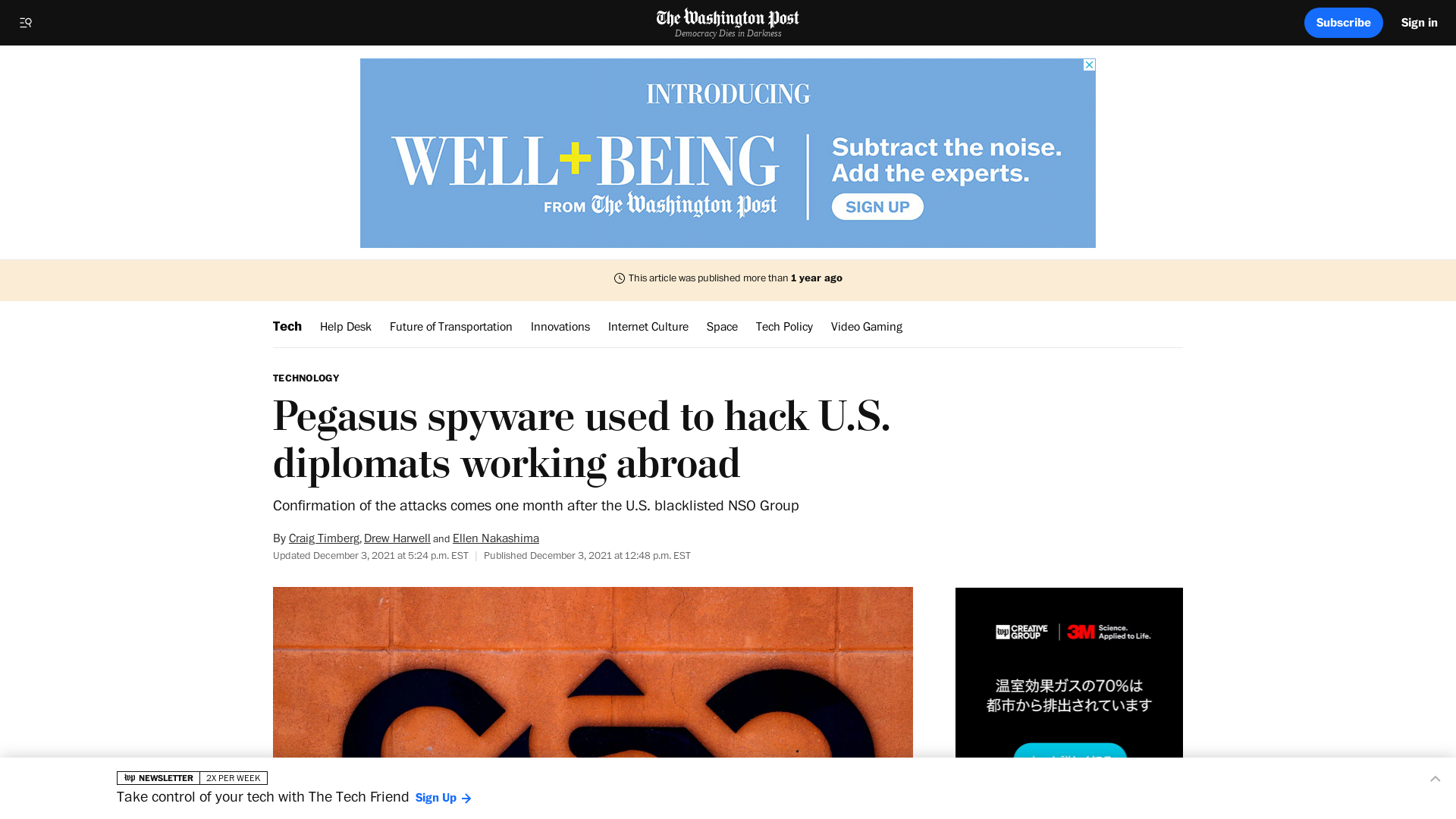 NSO Pegasus spyware used to hack U.S. diplomats’ phones - The Washington Post