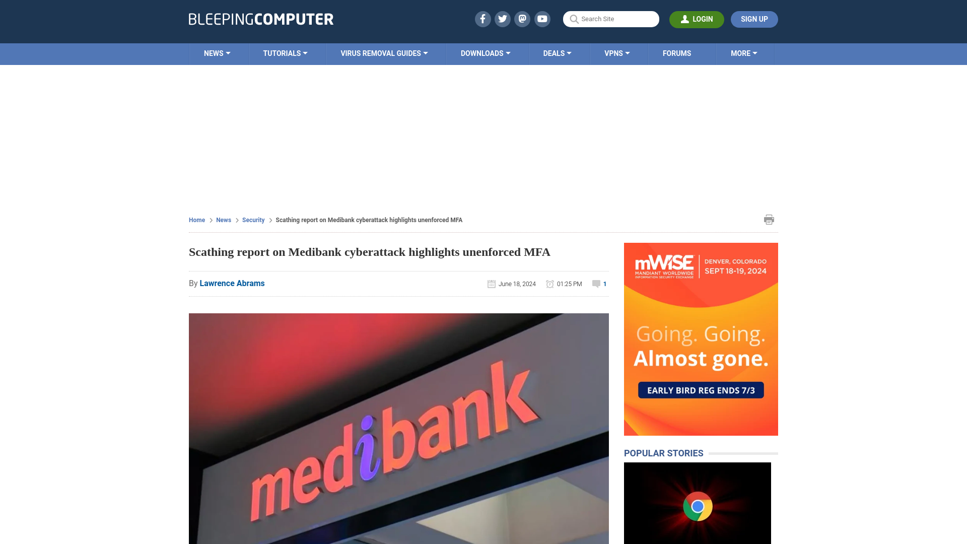 Scathing report on Medibank cyberattack highlights unenforced MFA