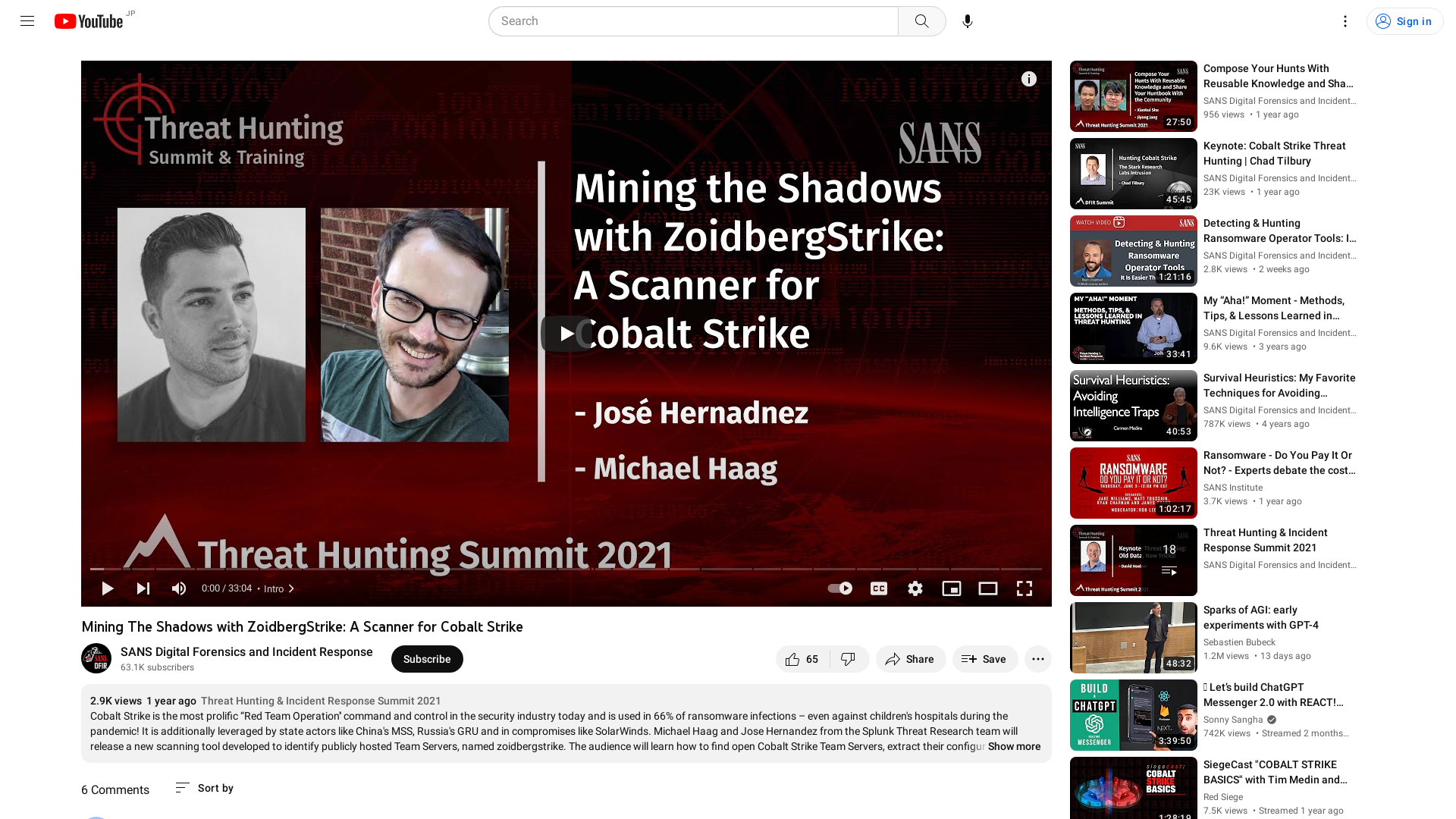 Mining The Shadows with ZoidbergStrike: A Scanner for Cobalt Strike - YouTube