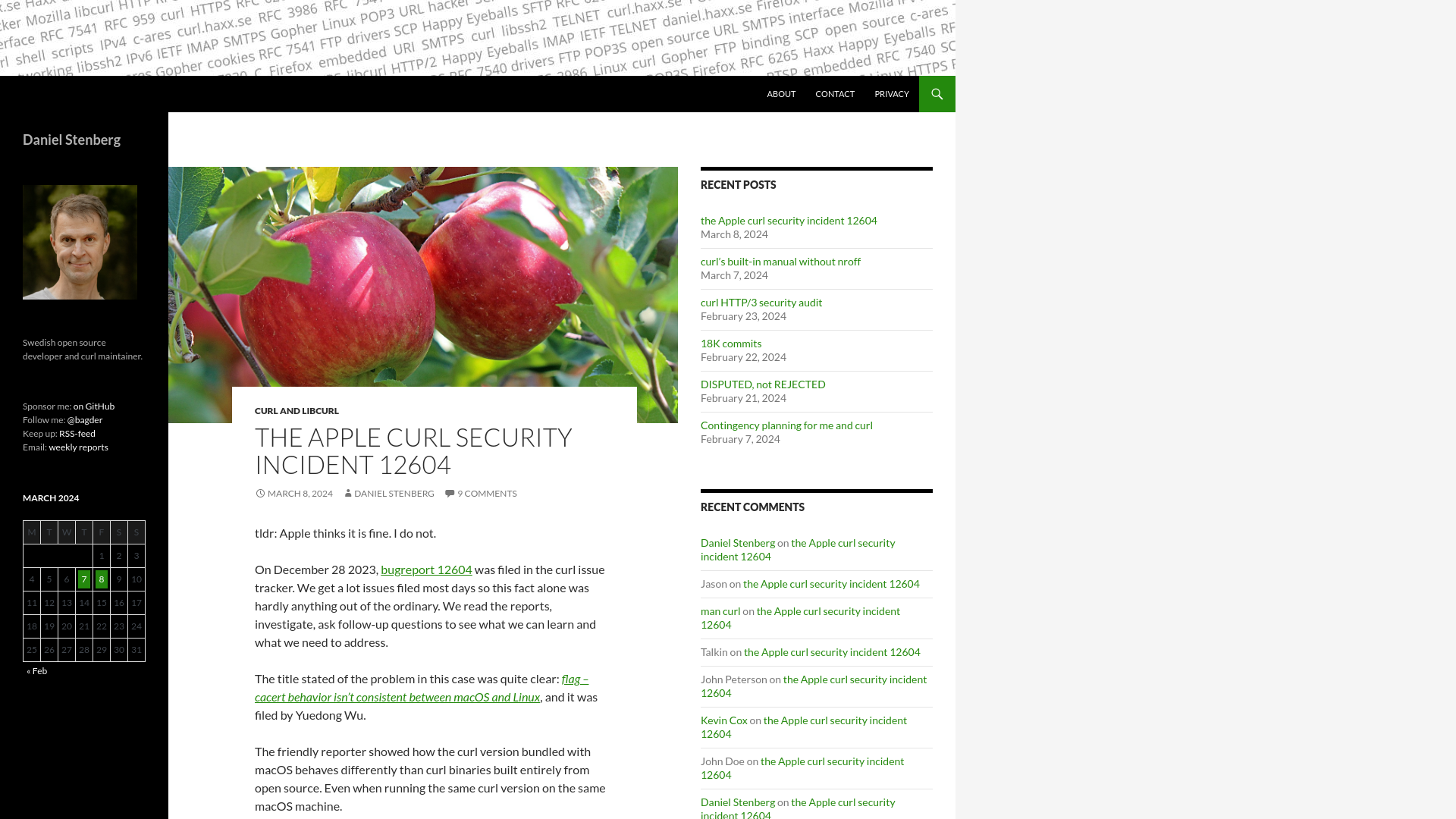 the Apple curl security incident 12604 | daniel.haxx.se