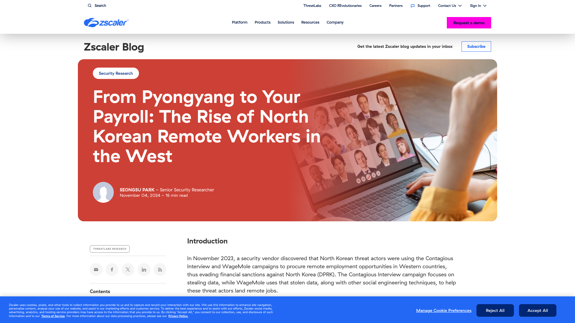 North Korean remote workers landing jobs in the West | ThreatLabz