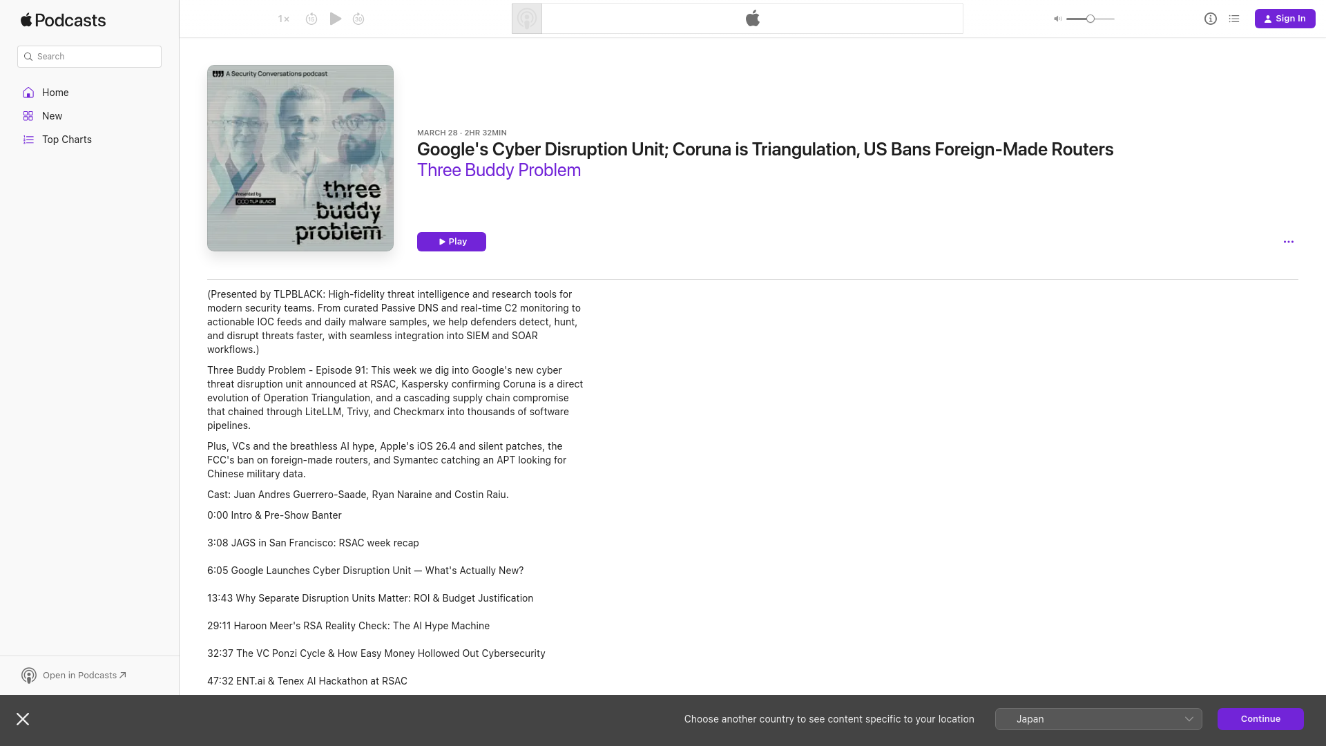 Google's Cyber Disruption Unit… - Three Buddy Problem - Apple Podcasts