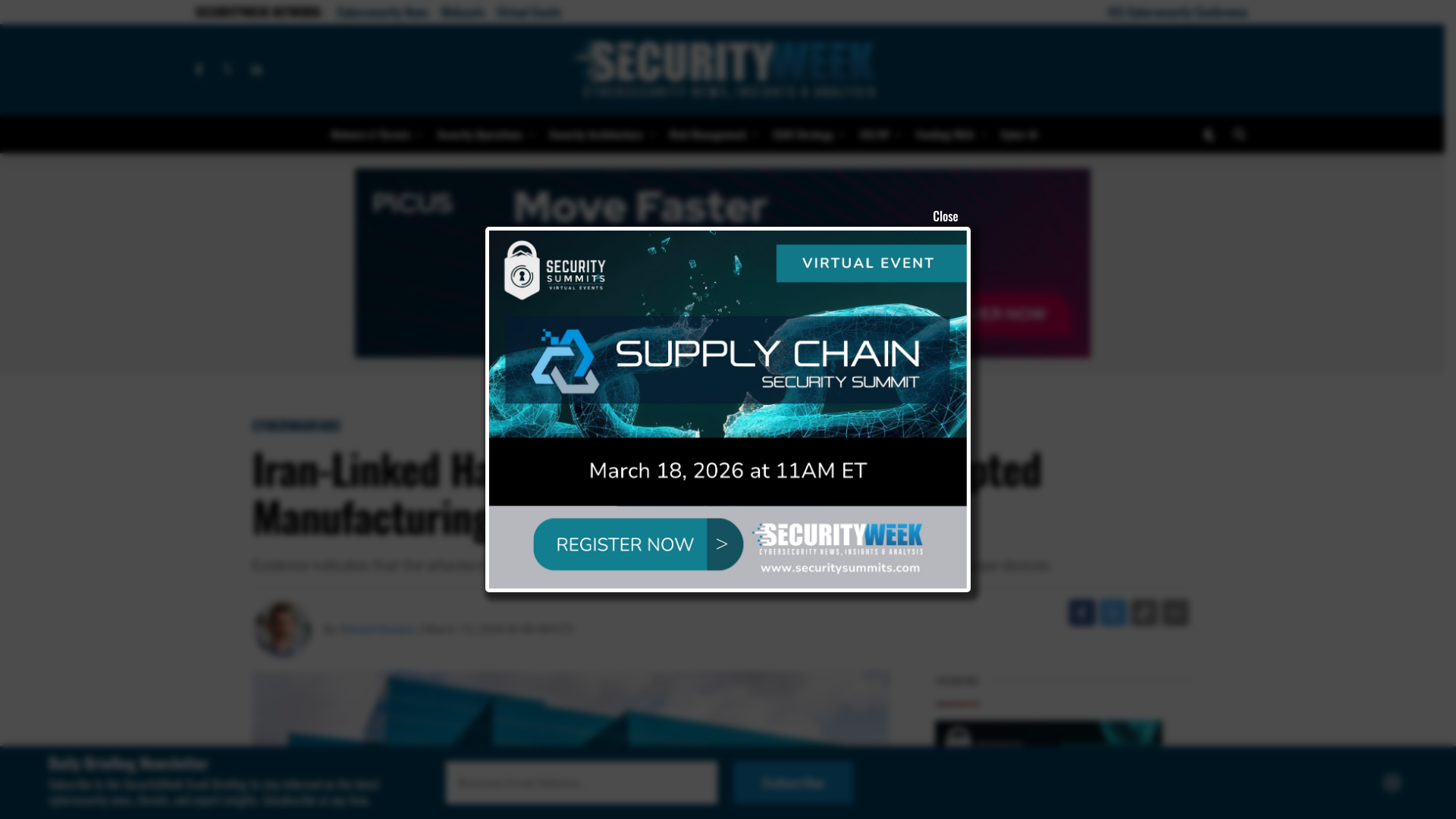 Iran-Linked Hacker Attack on Stryker Disrupted Manufacturing and Shipping - SecurityWeek
