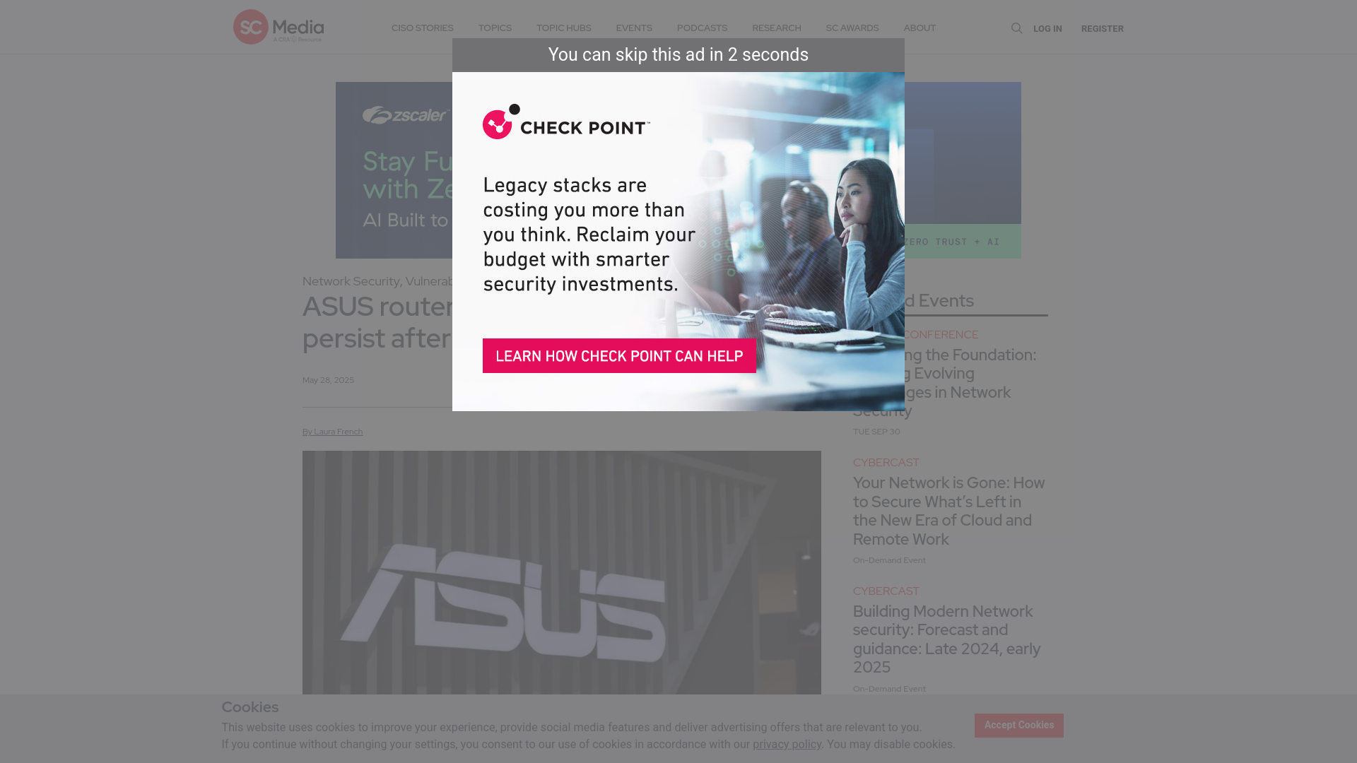 ASUS router backdoors affect 9K devices, persist after firmware updates | SC Media