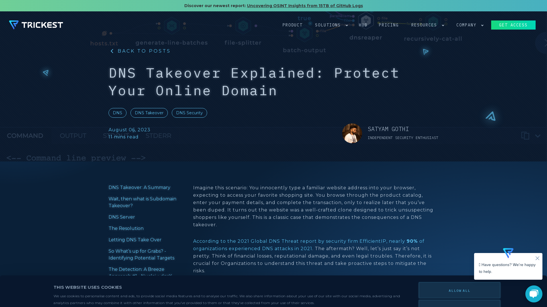 DNS Takeover Explained: Protect Your Online Domain | Trickest