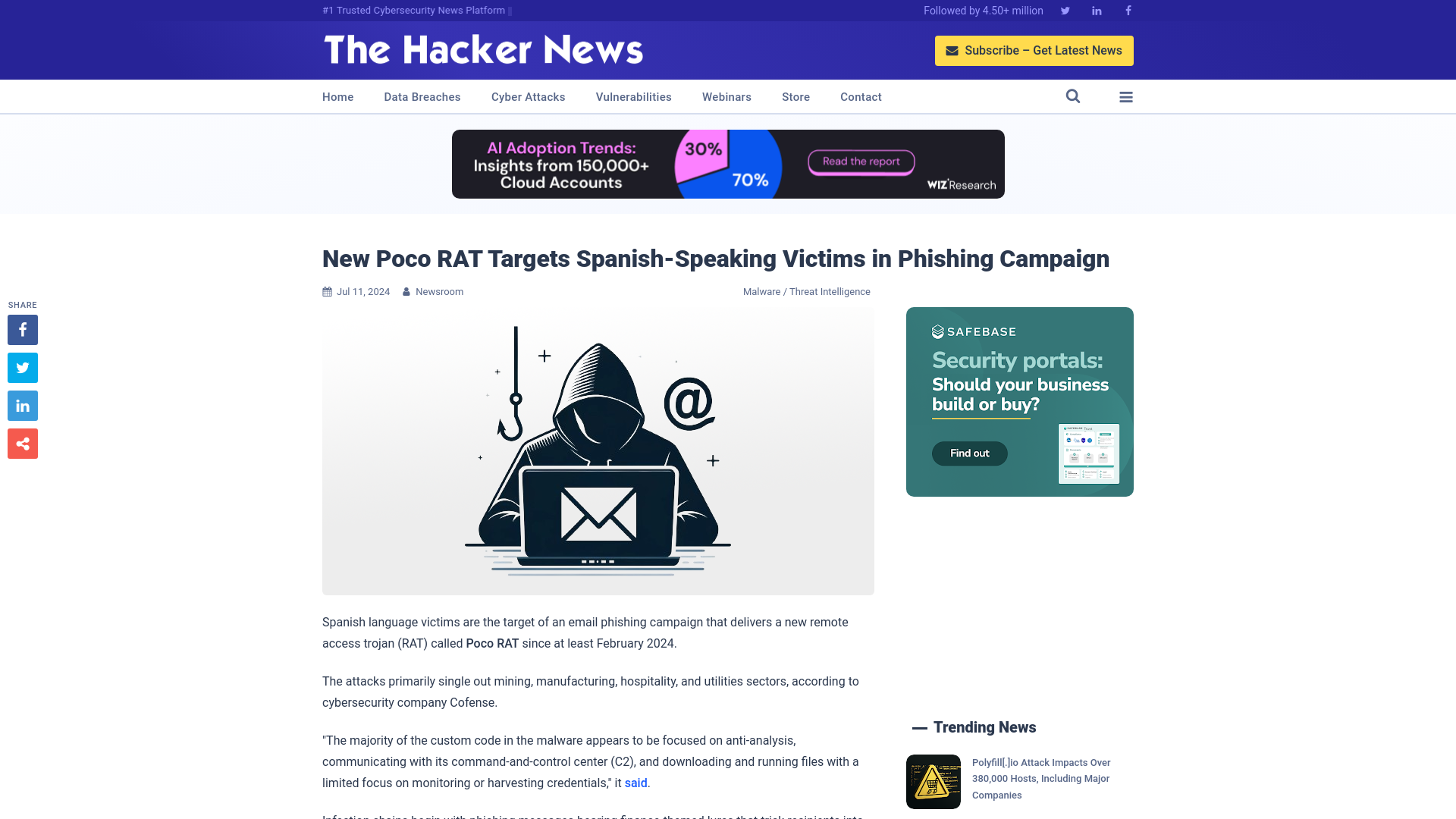 New Poco RAT Targets Spanish-Speaking Victims in Phishing Campaign