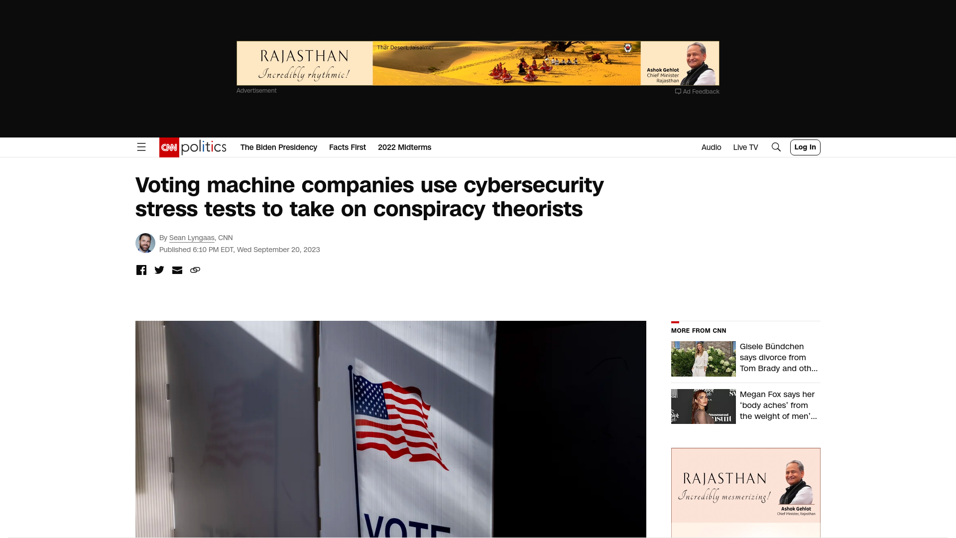 Voting machine companies use cybersecurity stress tests to take on conspiracy theorists | CNN Politics